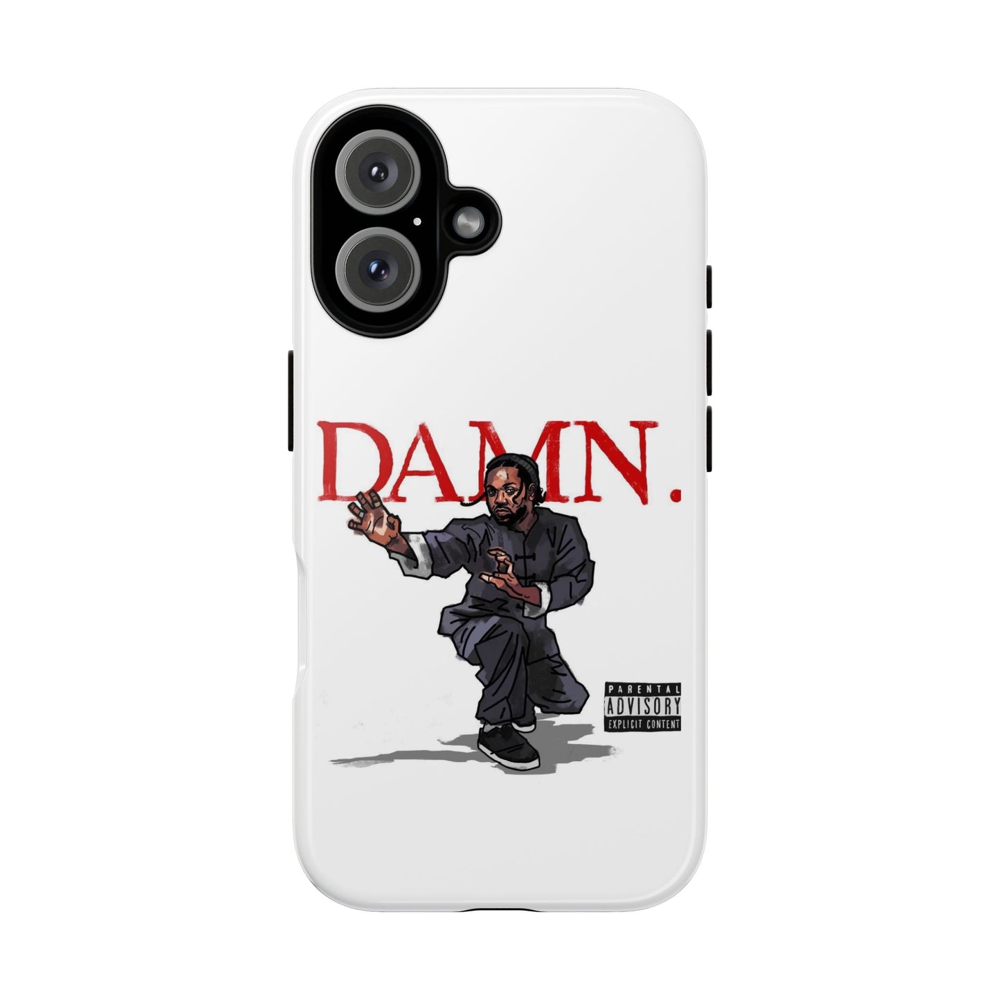 Kendrick Lamar “Kung Fu Kenny” DAMN Album Tough Phone Case – Shockproof Dual Layer Cover