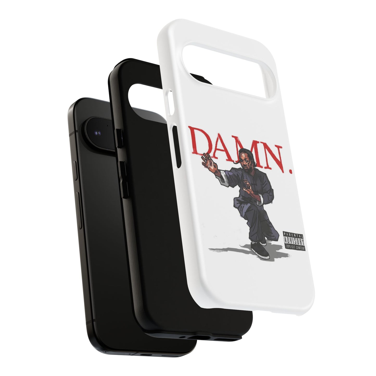 Kendrick Lamar “Kung Fu Kenny” DAMN Album Tough Phone Case – Shockproof Dual Layer Cover