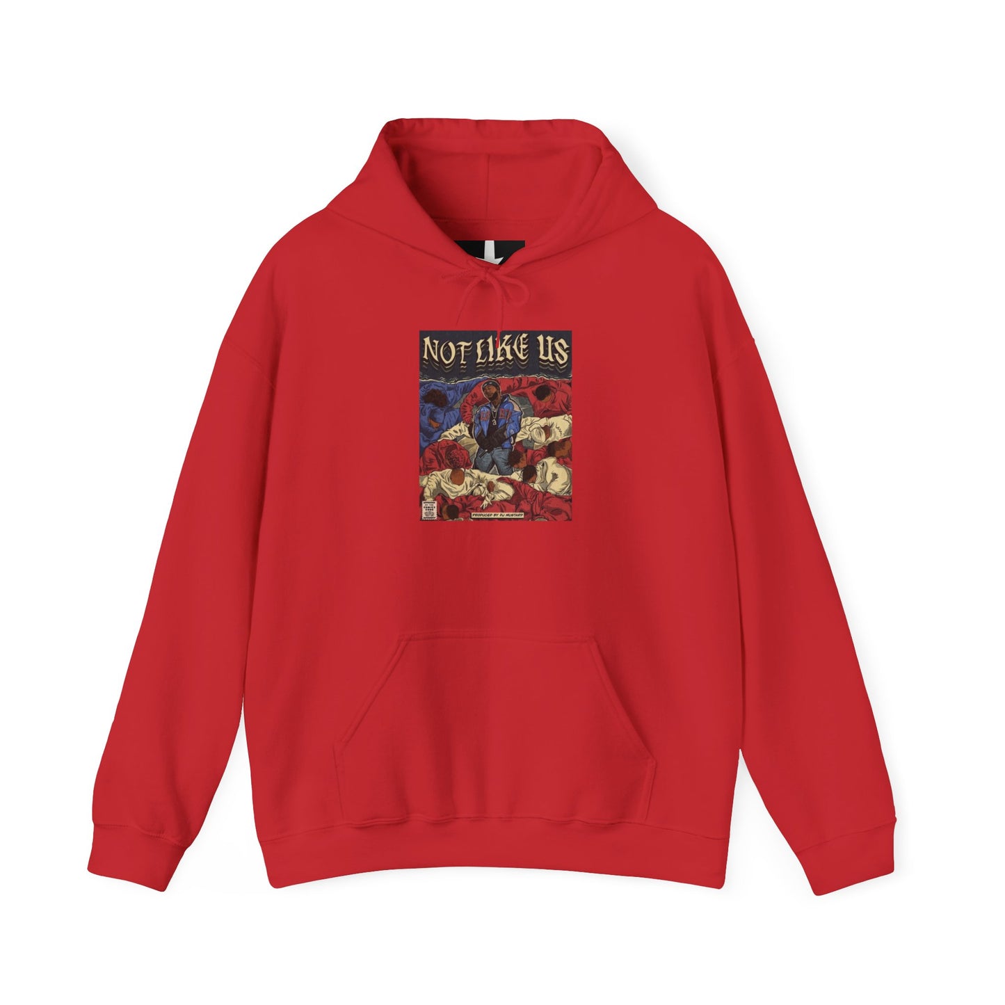 Kendrick Lamar "Not Like Us" Comic Book Hoodie – Hip Hop Fan Art Sweatshirt, Unisex Streetwear Gift