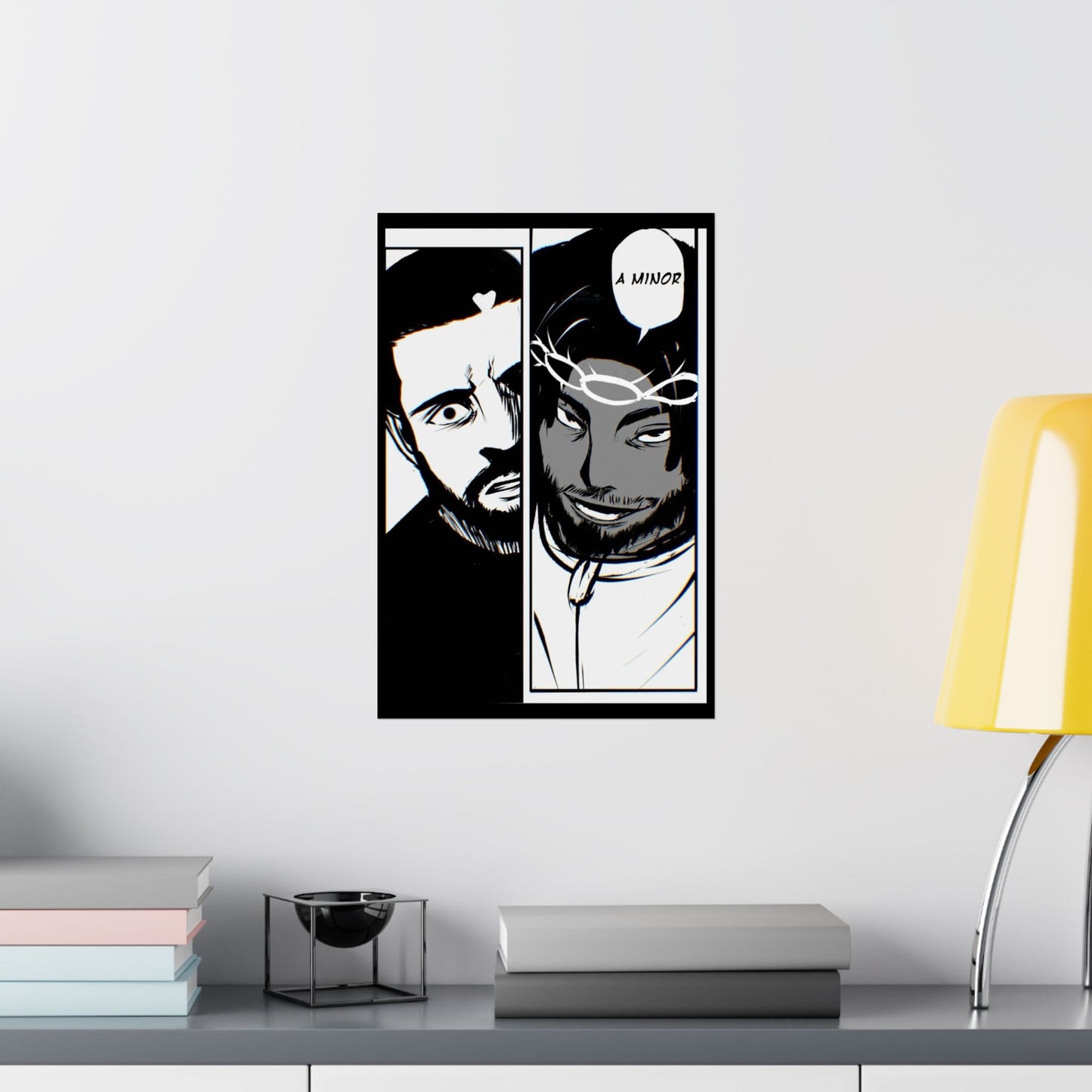 Kendrick Lamar Vs Drake Anime Battle - Matte Posters