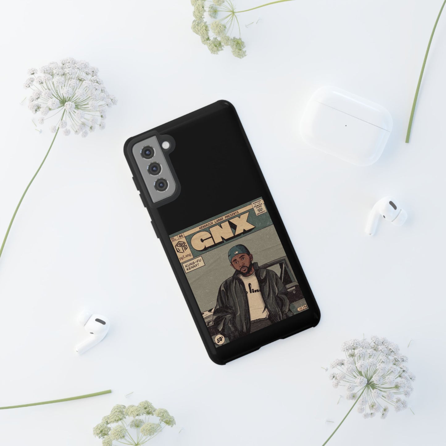 Kendrick Lamar "GNX" Comic Book Phone Case – Tough Shockproof Cover for iPhone, Samsung, & More