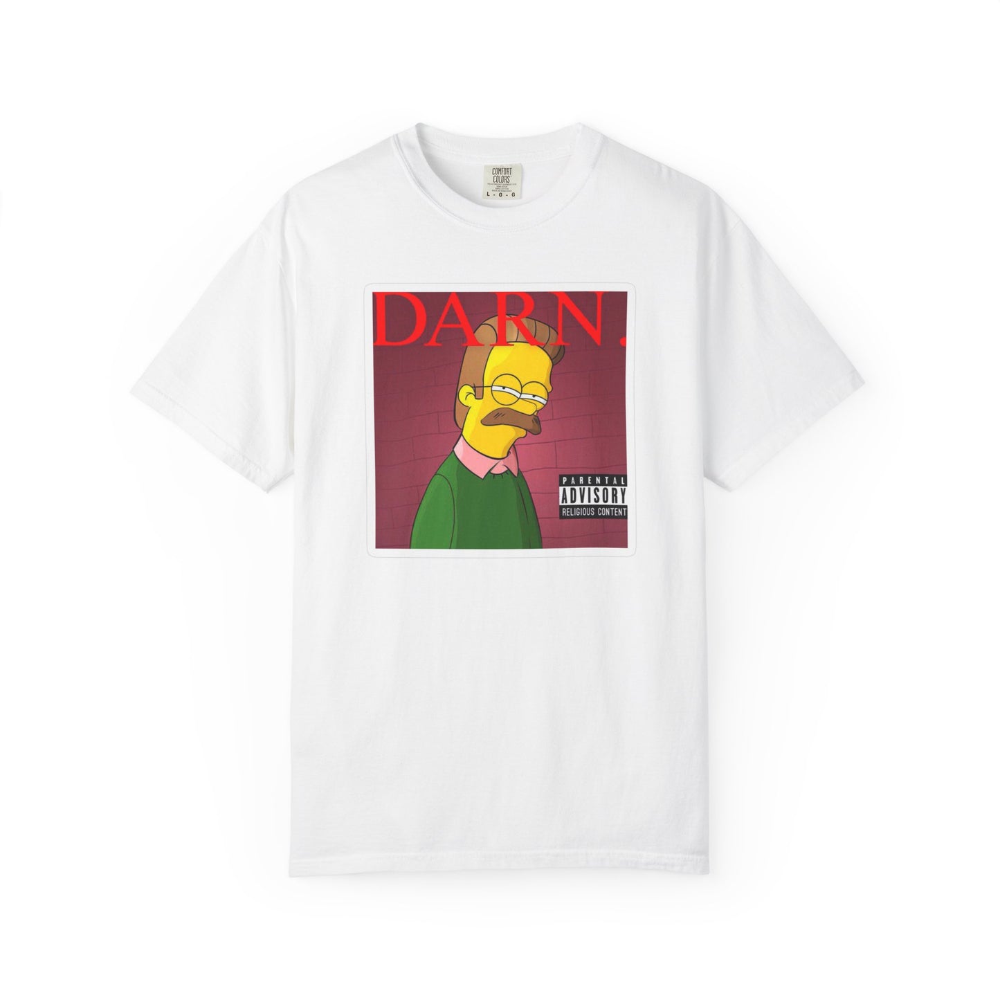 Kendrick Lamar X Simpsons 'Darn' Ned Flanders Mashup - T-shirt, Graphic Tee, Unisex