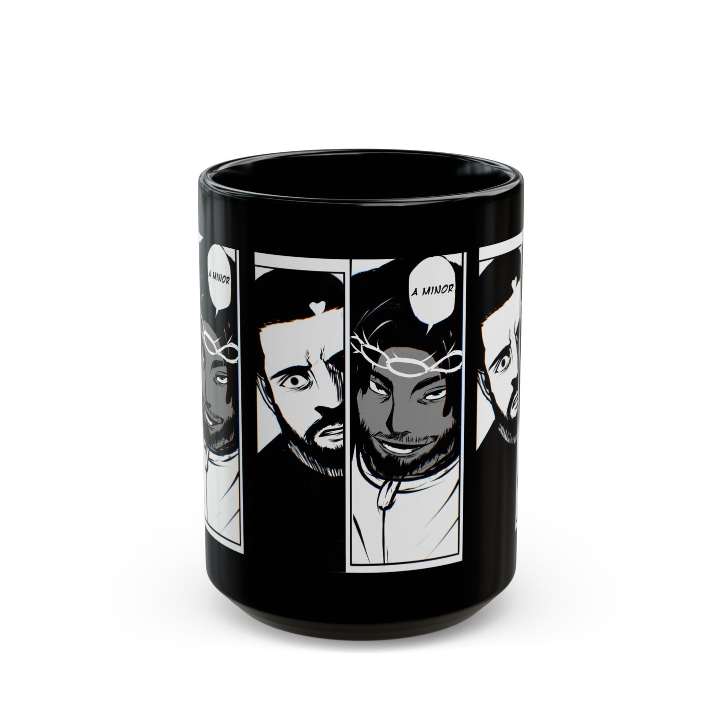 Kendrick Lamar Drake Anime Battle - Mug, Black (11oz, 15oz)