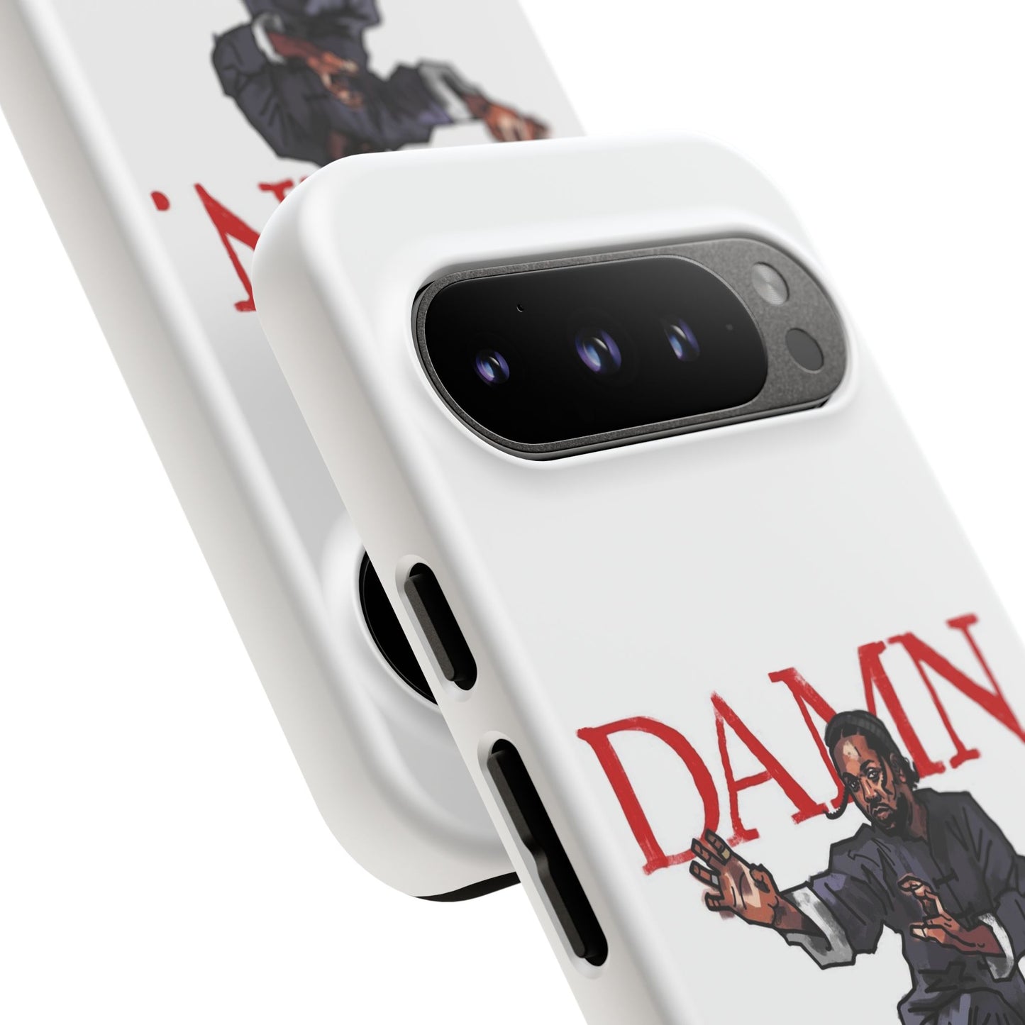 Kendrick Lamar “Kung Fu Kenny” DAMN Album Tough Phone Case – Shockproof Dual Layer Cover