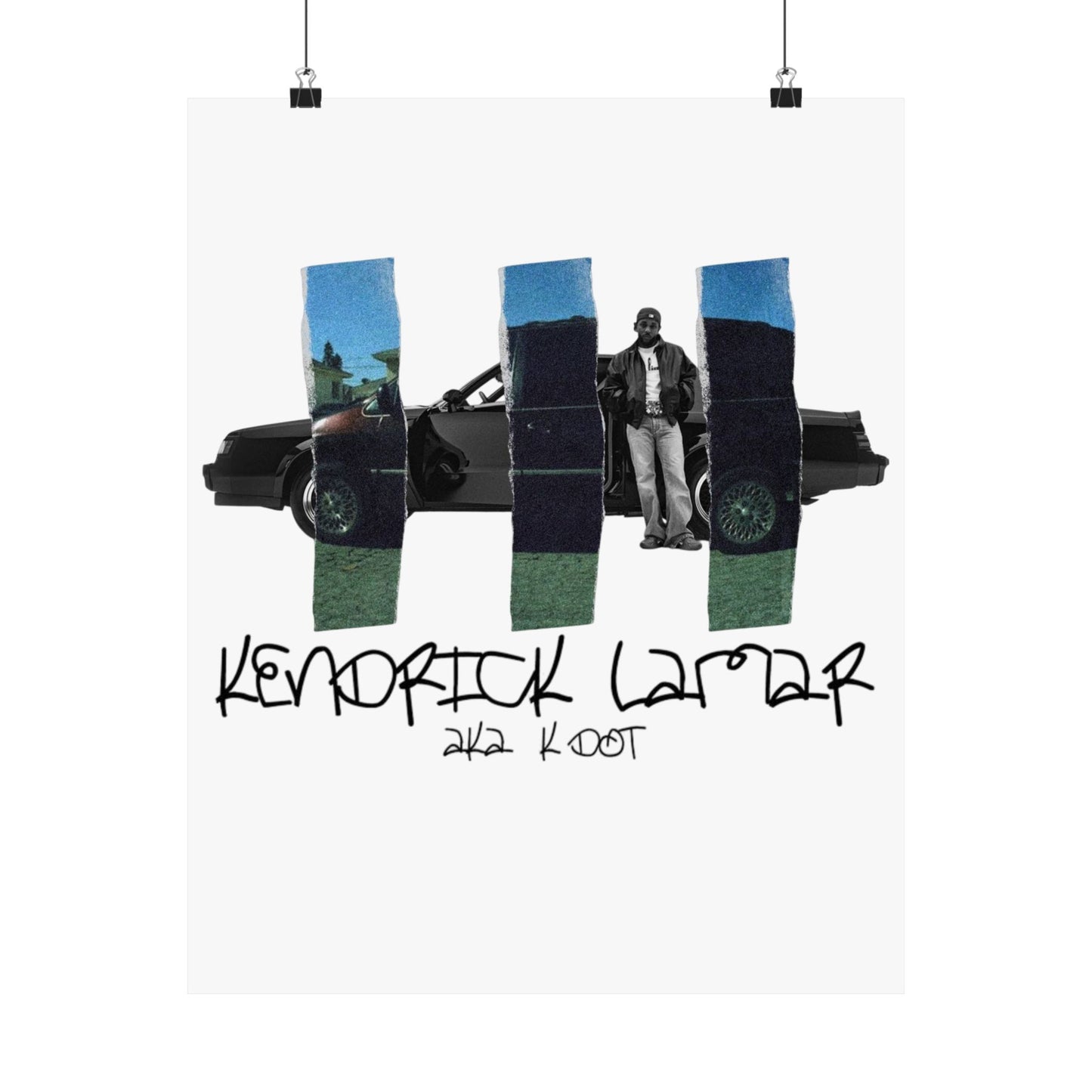 Kendrick Lamar GNX + Good Kid, m.A.A.d City Mashup Poster, Matte – Rap Wall Art, Hip-Hop Home Decor, Urban Music Print, Gift for Fan
