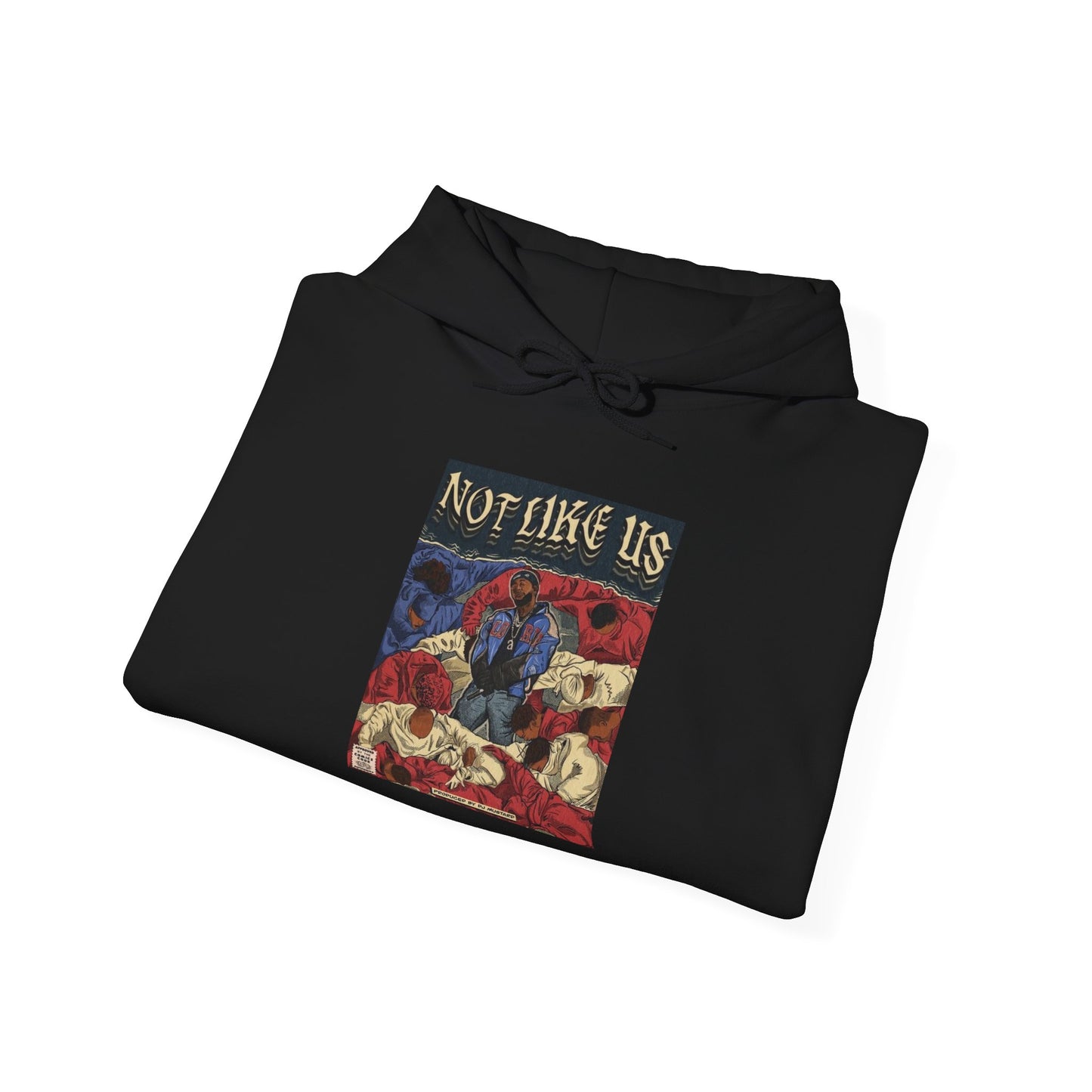 Kendrick Lamar "Not Like Us" Comic Book Hoodie – Hip Hop Fan Art Sweatshirt, Unisex Streetwear Gift