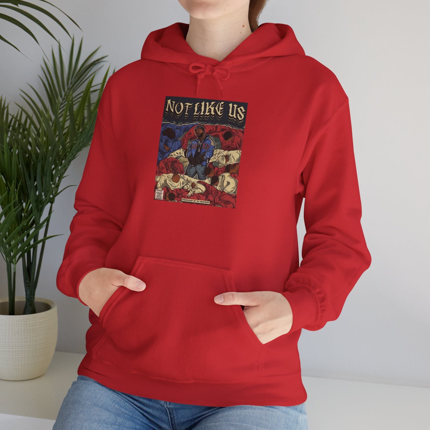 Kendrick Lamar "Not Like Us" Comic Book Hoodie – Hip Hop Fan Art Sweatshirt, Unisex Streetwear Gift