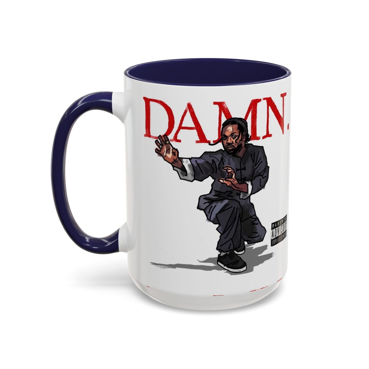 Kendrick Lamar “Kung Fu Kenny” DAMN Mug – Hip-Hop Coffee Cup, Artistic Fan Gift