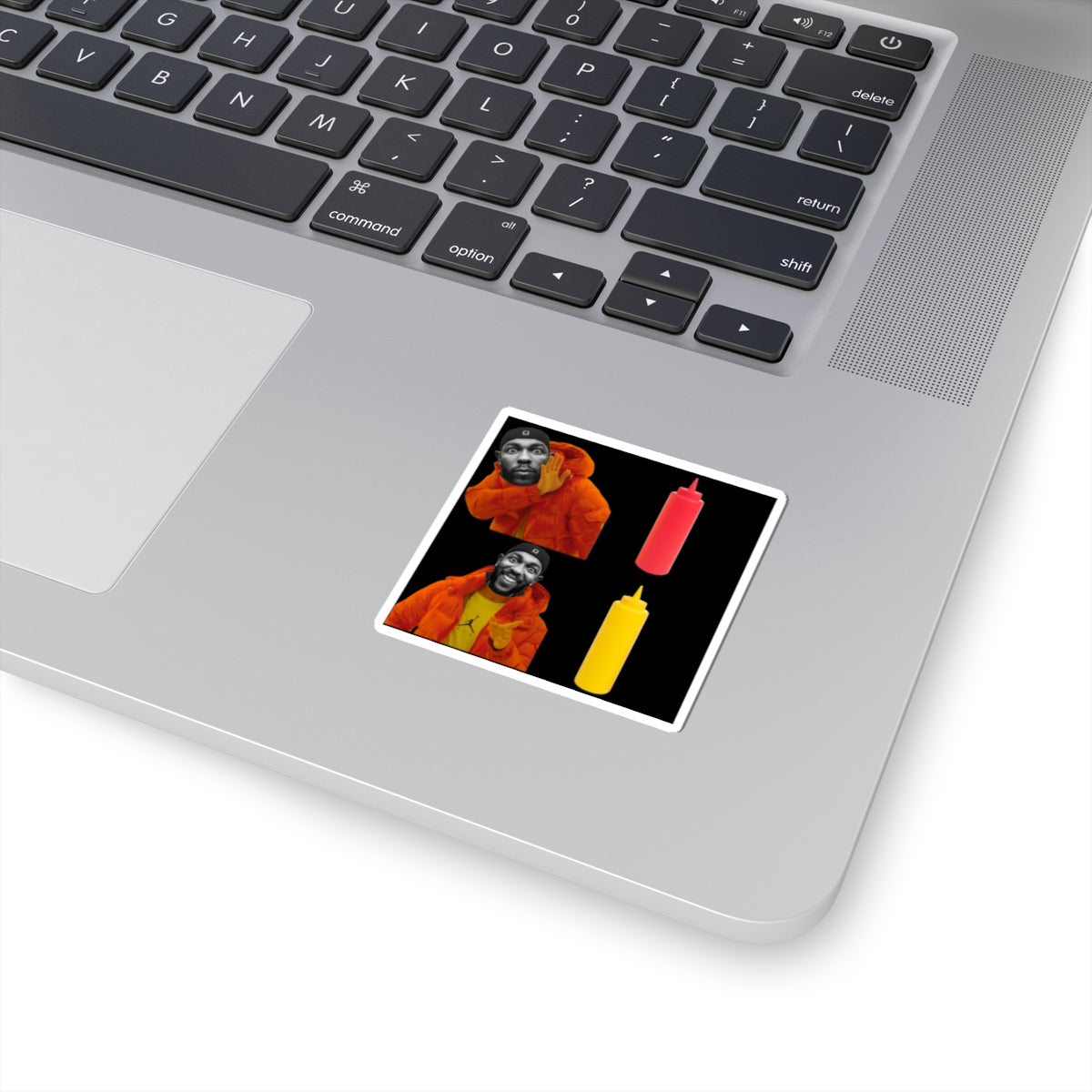 Kendrick Lamar Mustard Drake Meme - Kiss-Cut Sticker
