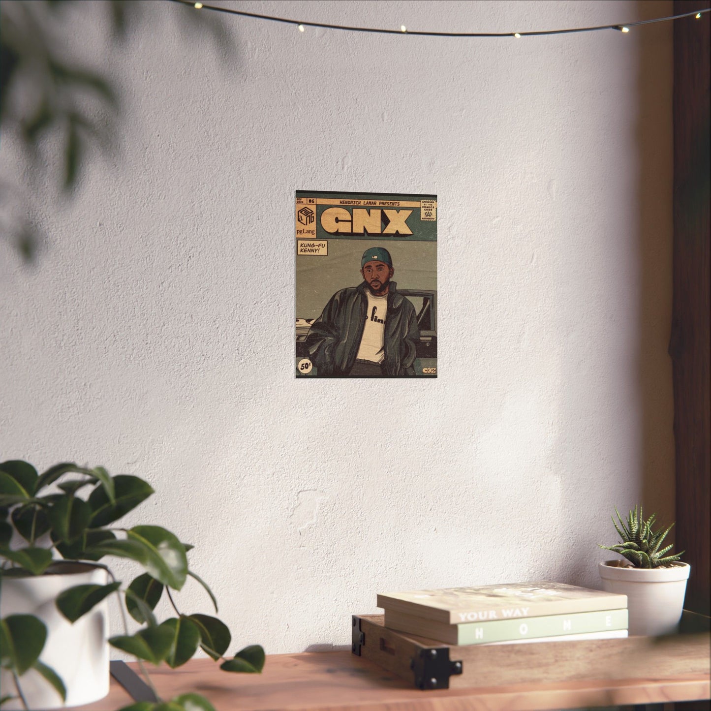 Kendrick Lamar "GNX" Comic Book Cover - Matte Poster – Wall Art Print | Hip-Hop Room Decor | Rap Album Cover Aesthetic