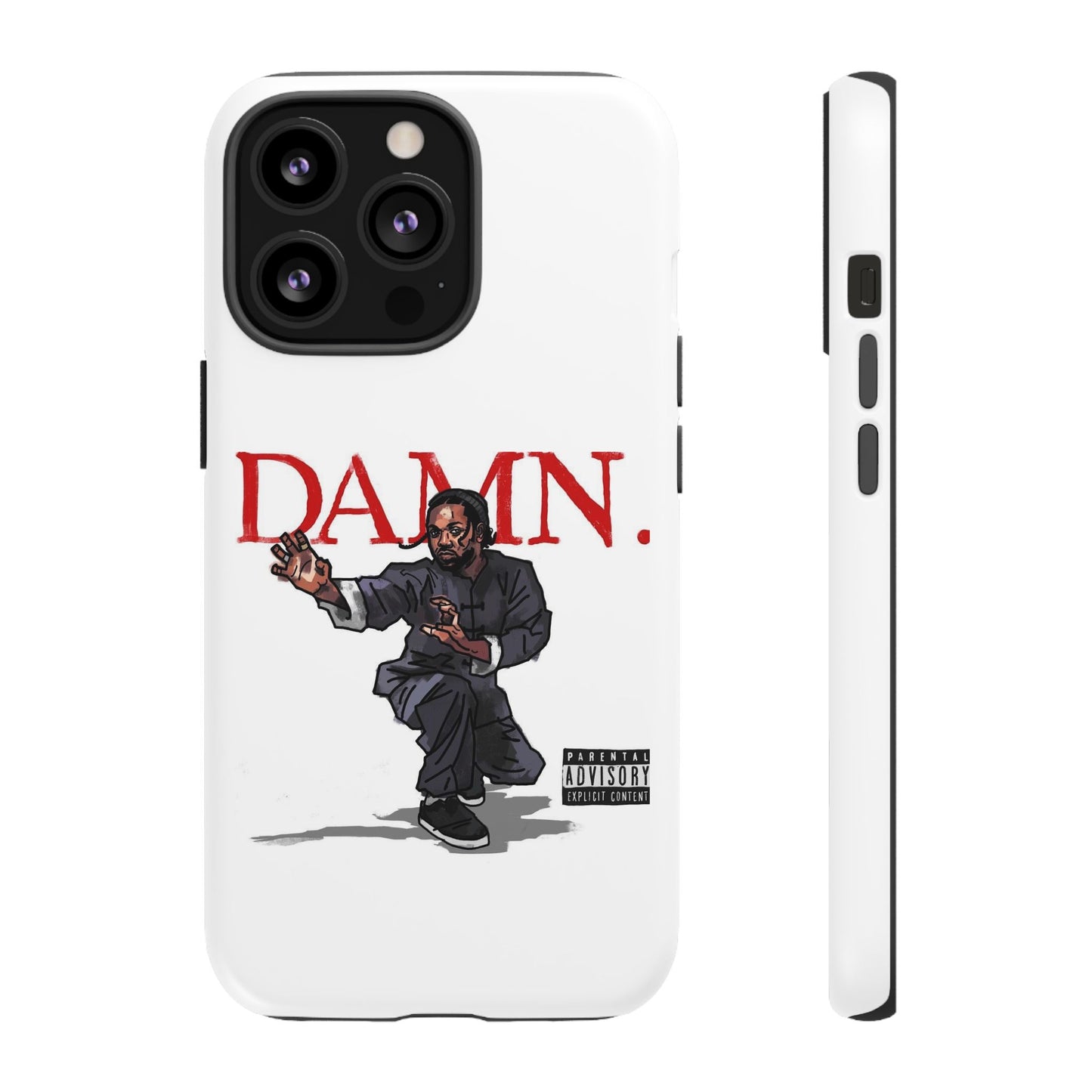 Kendrick Lamar “Kung Fu Kenny” DAMN Album Tough Phone Case – Shockproof Dual Layer Cover