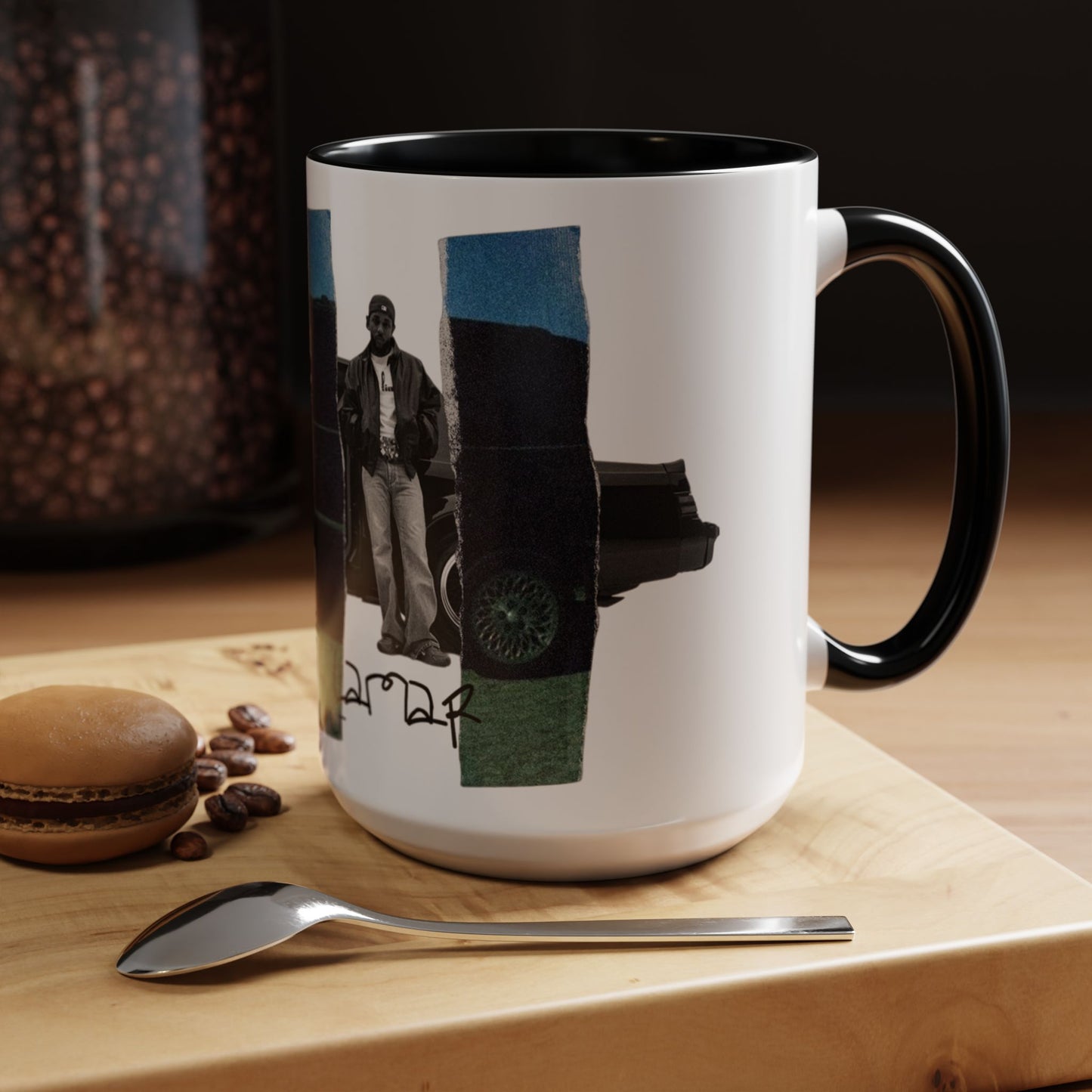 Kendrick Lamar GNX x Good Kid, M.A.A.D City Mashup Mug – Hip-Hop Fan Art Accent Coffee Cup