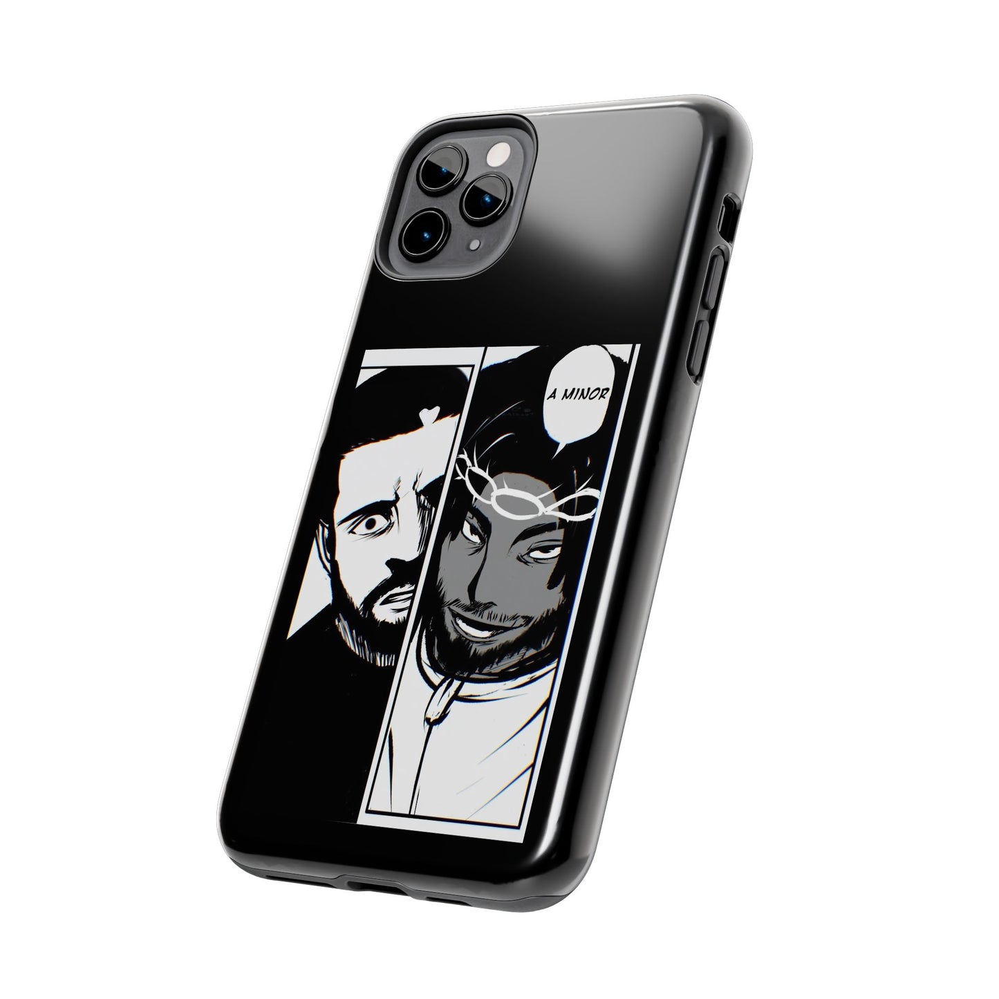 Kendrick Lamar Drake Anime Battle - Phone Case