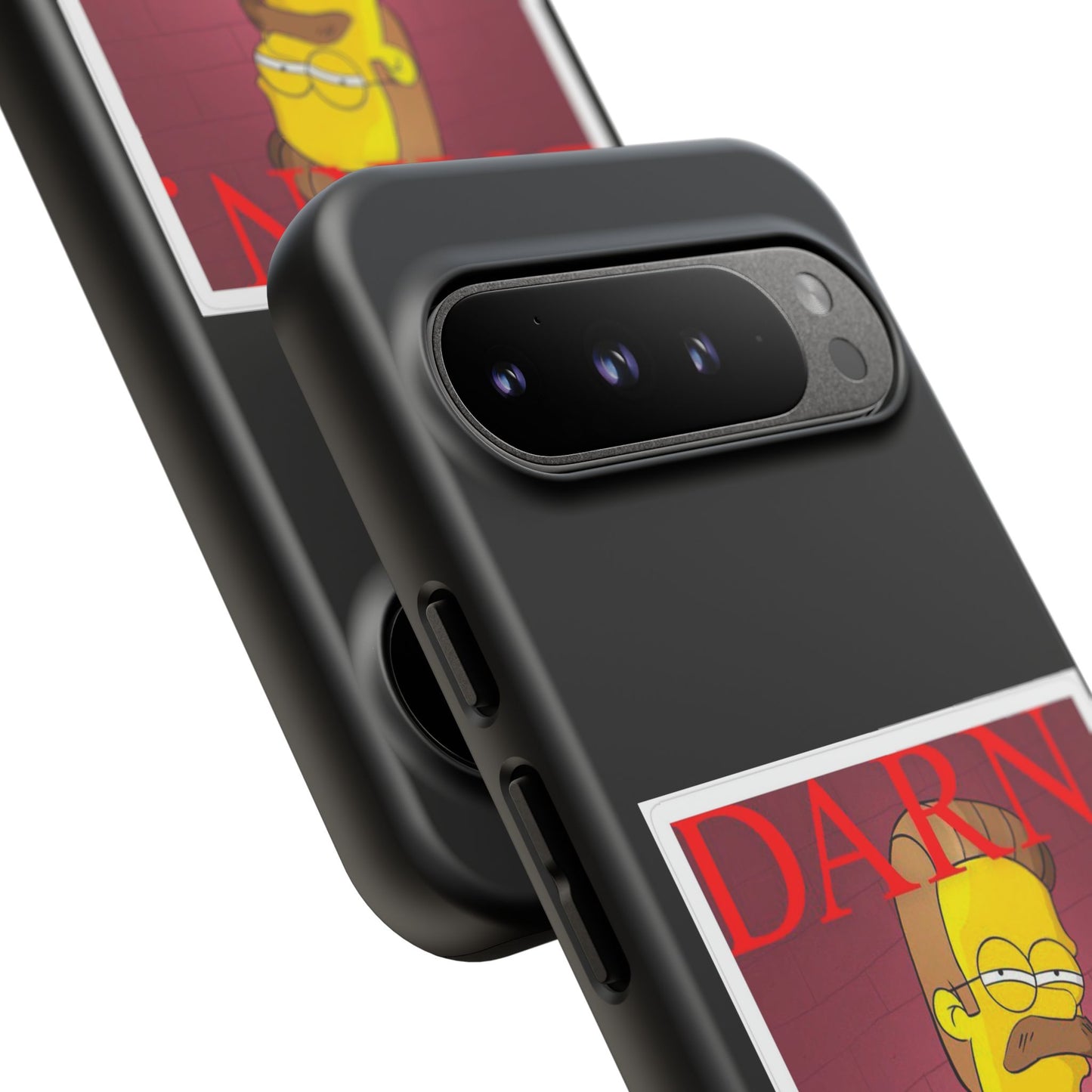 Kendrick Lamar X Simpsons "DARN" Ned Flanders Tough Phone Case – Funny Rap Mashup Cover for iPhone, Samsung, & More