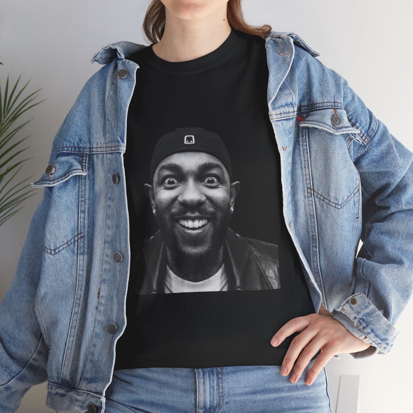 Kendrick Lamar Meme Face Mustard - T-Shirt/Unisex Heavy Cotton Shirt