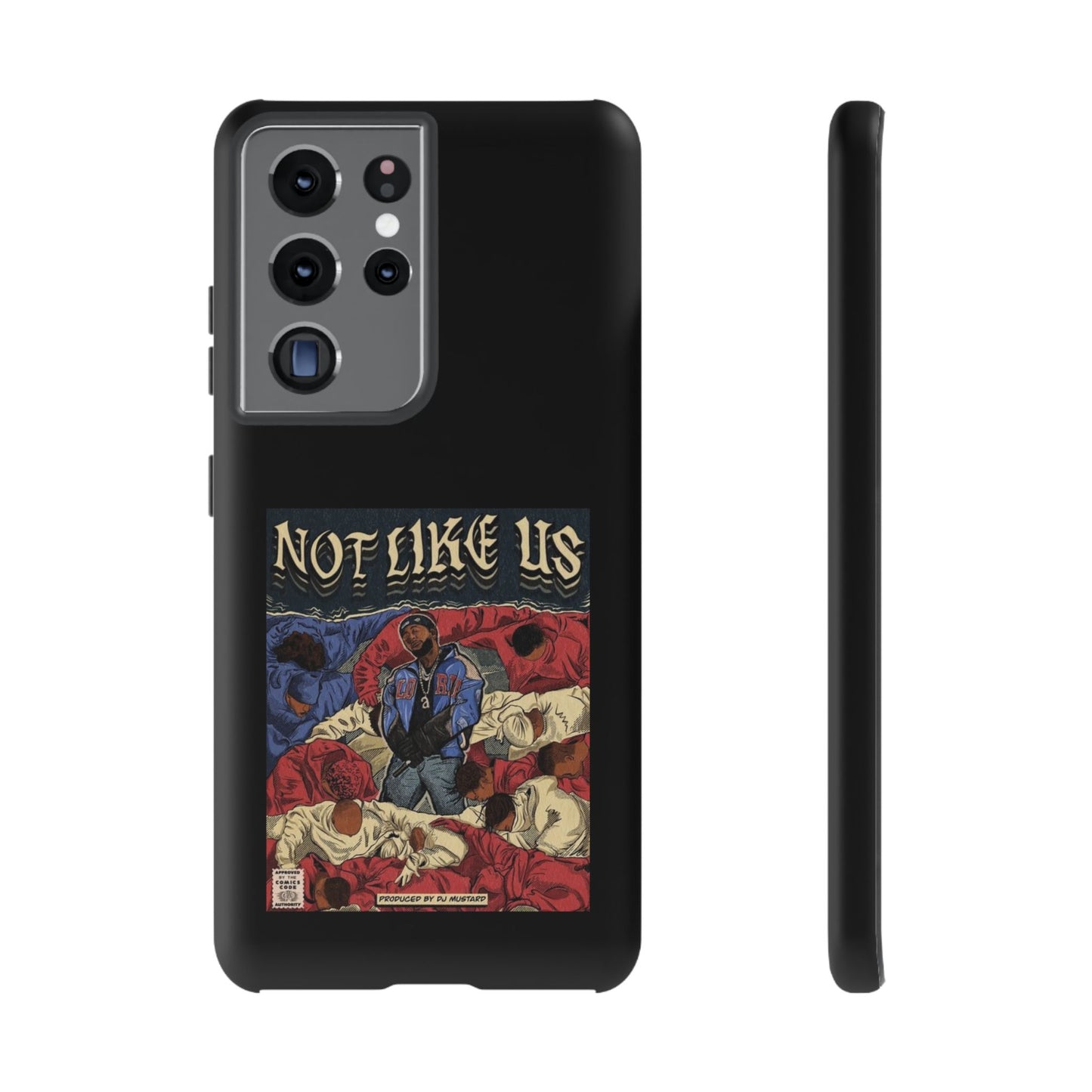 Kendrick Lamar "Not Like Us" Comic Book Cover Tough Phone Case – Hip Hop Art, Shockproof Dual-Layer Protection