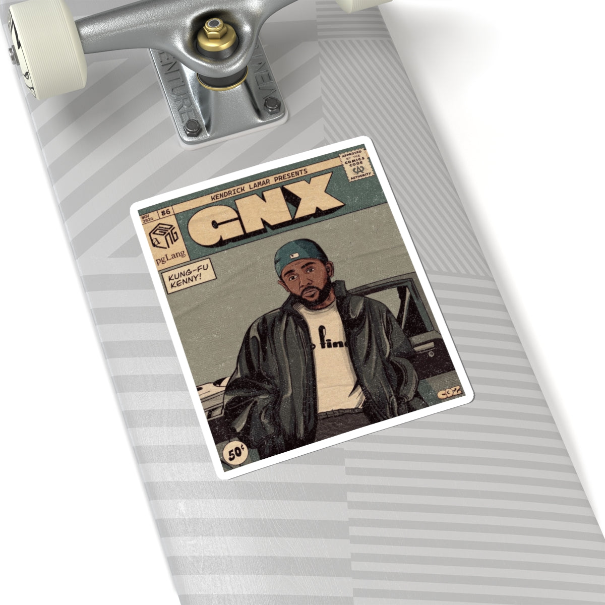 Kendrick Lamar "GNX" Comic Book Cover - Stickers, Kiss-Cut