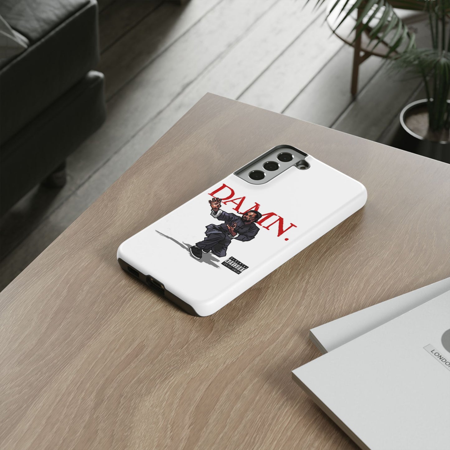 Kendrick Lamar “Kung Fu Kenny” DAMN Album Tough Phone Case – Shockproof Dual Layer Cover