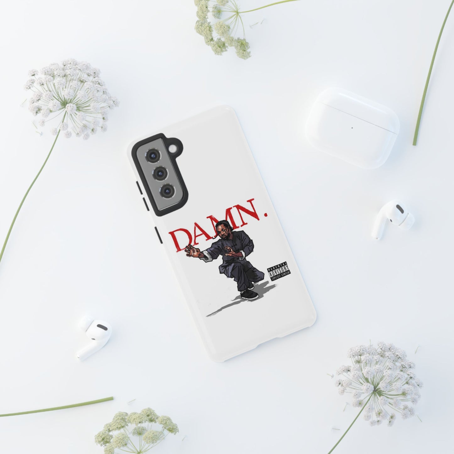 Kendrick Lamar “Kung Fu Kenny” DAMN Album Tough Phone Case – Shockproof Dual Layer Cover