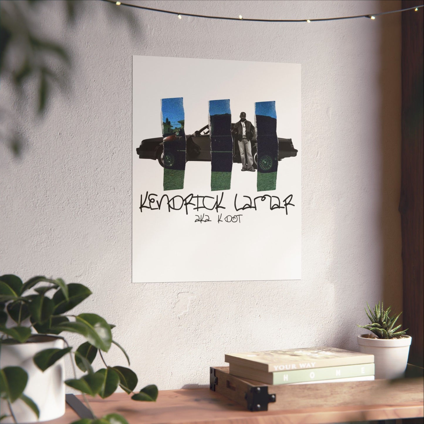 Kendrick Lamar GNX + Good Kid, m.A.A.d City Mashup Poster, Matte – Rap Wall Art, Hip-Hop Home Decor, Urban Music Print, Gift for Fan