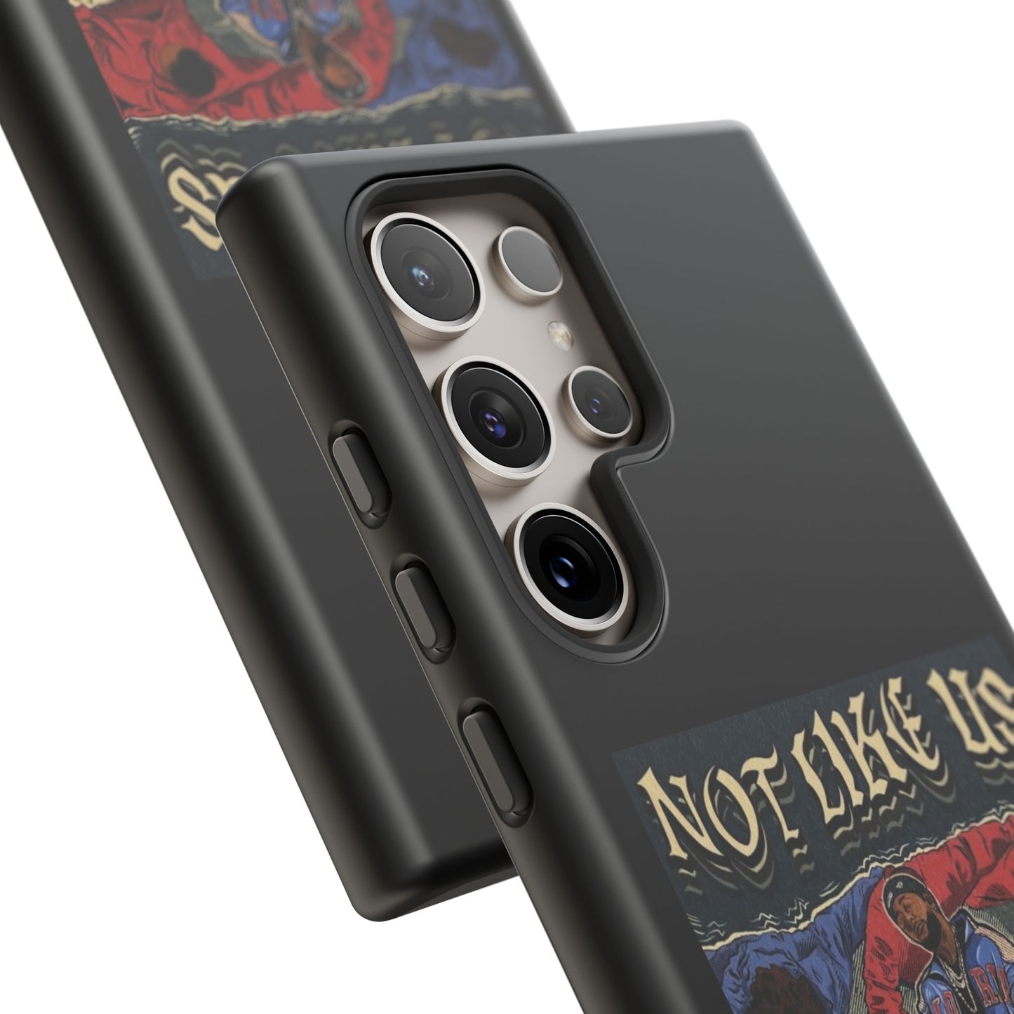 Kendrick Lamar "Not Like Us" Comic Book Cover Tough Phone Case – Hip Hop Art, Shockproof Dual-Layer Protection