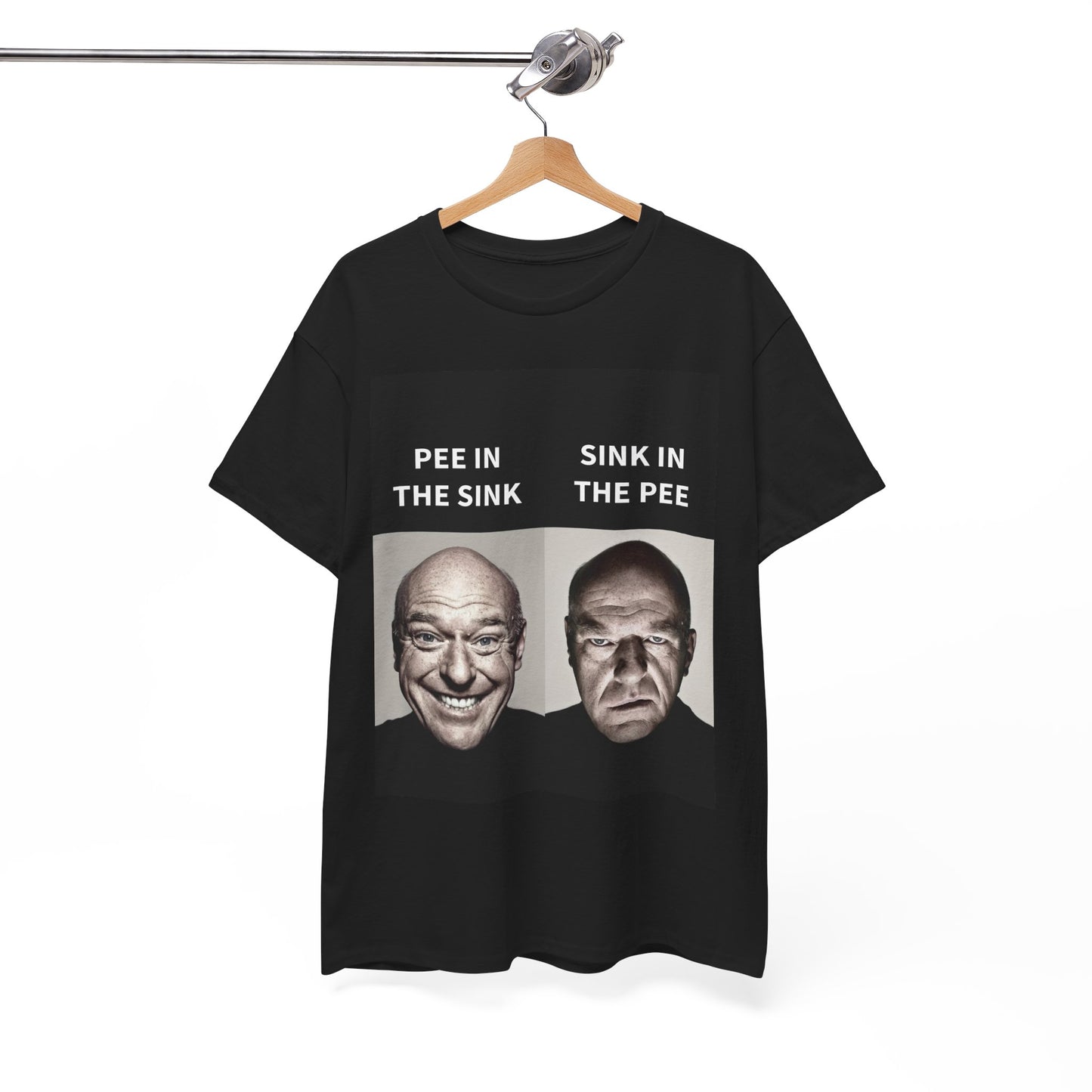 Dean Norris Breaking Bad "PEE IN THE SINK" Meme T-Shirt - WAS $24.99