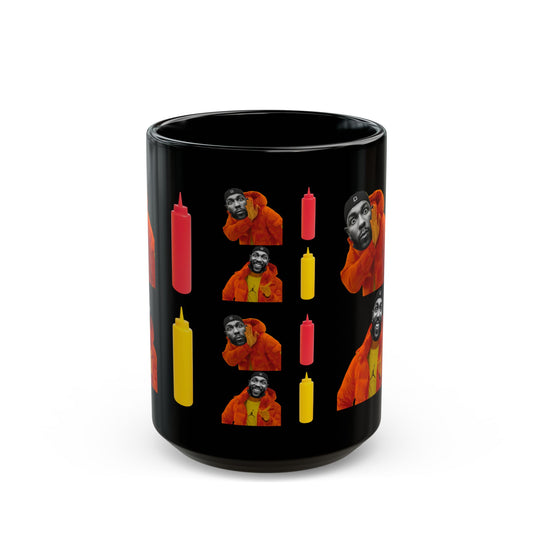 Kendrick Lamar MUSTARD Drake Meme - Mug, Black (11oz, 15oz)
