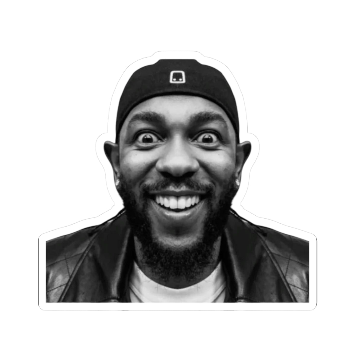 Kendrick Lamar Meme Face Mustard - Sticker Kiss-Cut