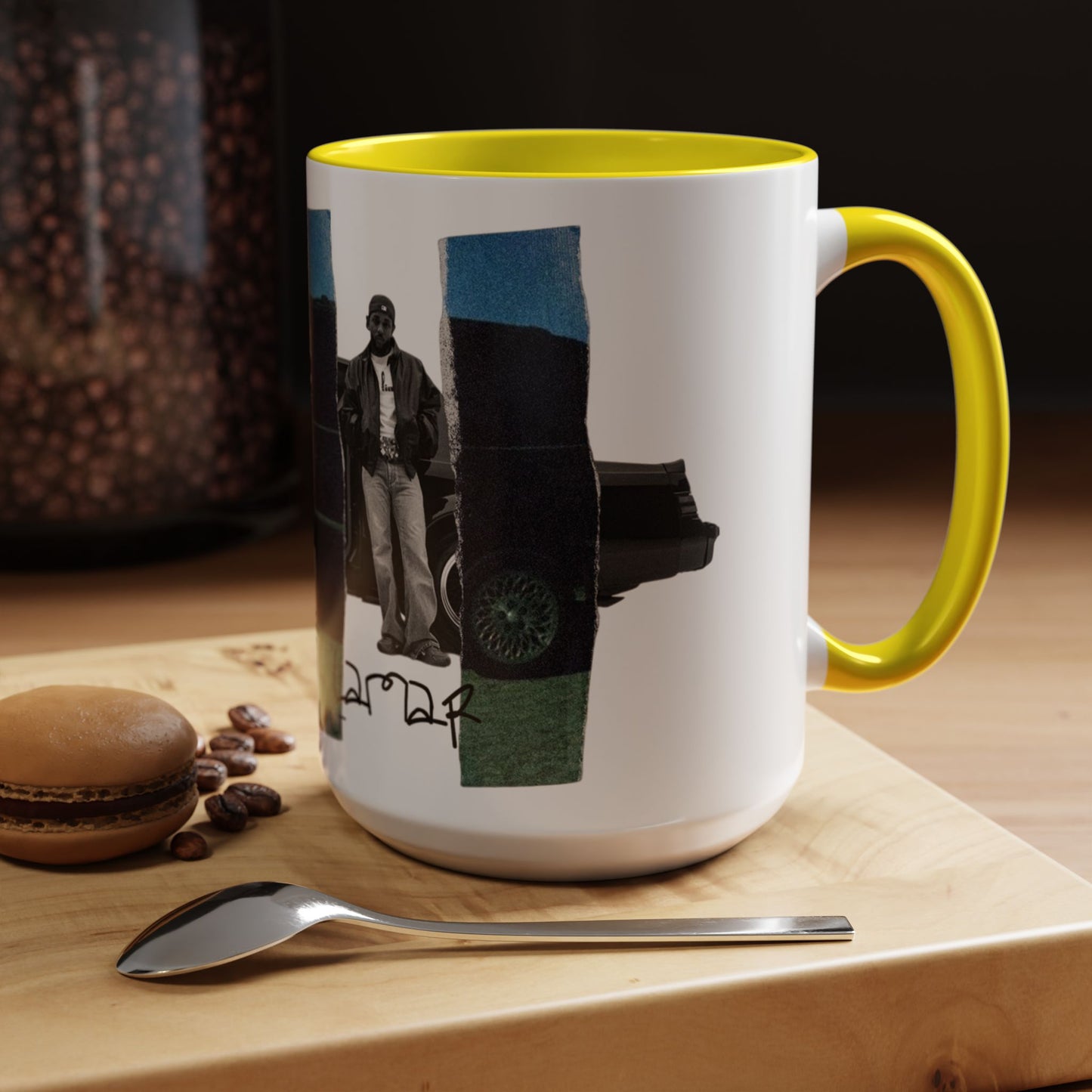 Kendrick Lamar GNX x Good Kid, M.A.A.D City Mashup Mug – Hip-Hop Fan Art Accent Coffee Cup