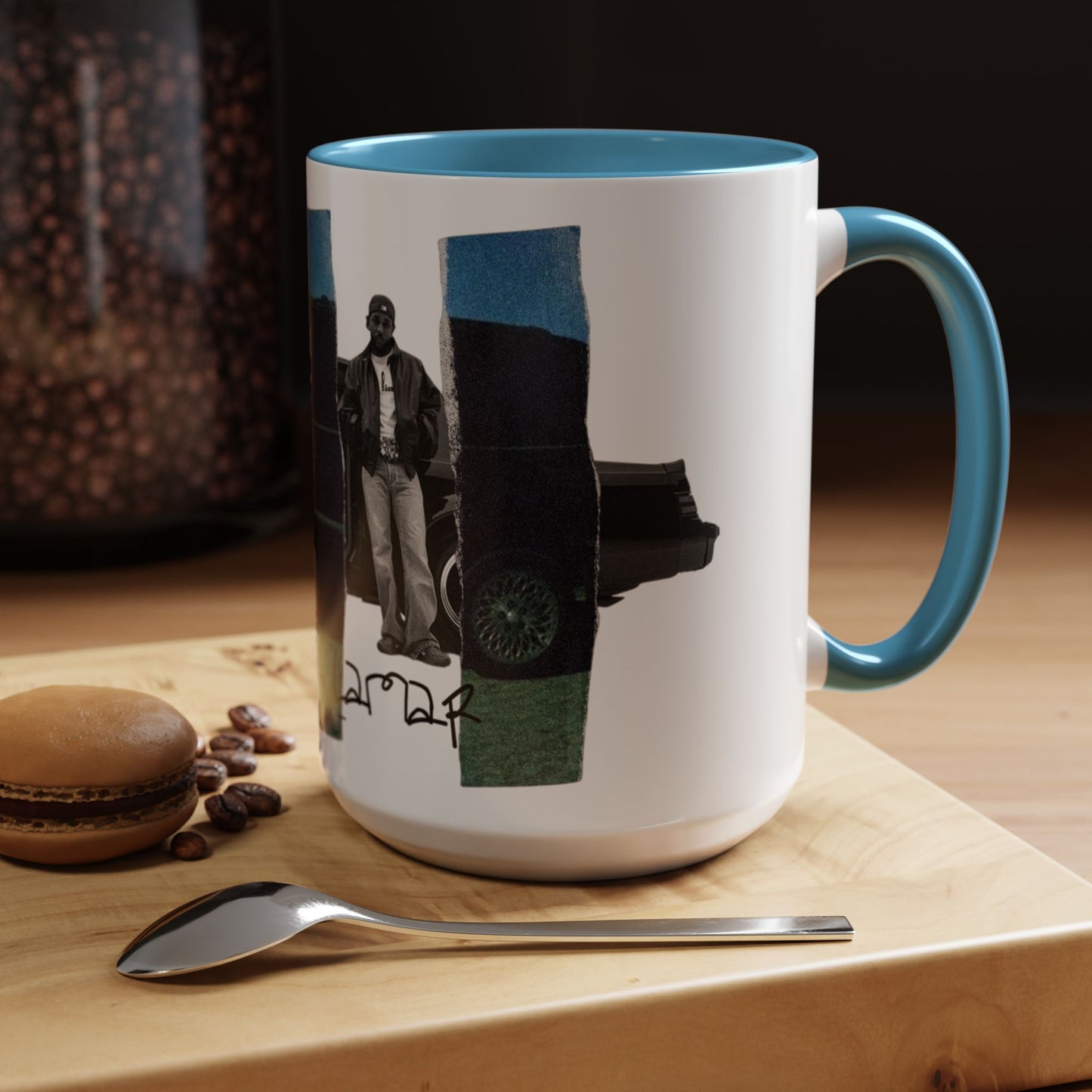 Kendrick Lamar GNX x Good Kid, M.A.A.D City Mashup Mug – Hip-Hop Fan Art Accent Coffee Cup