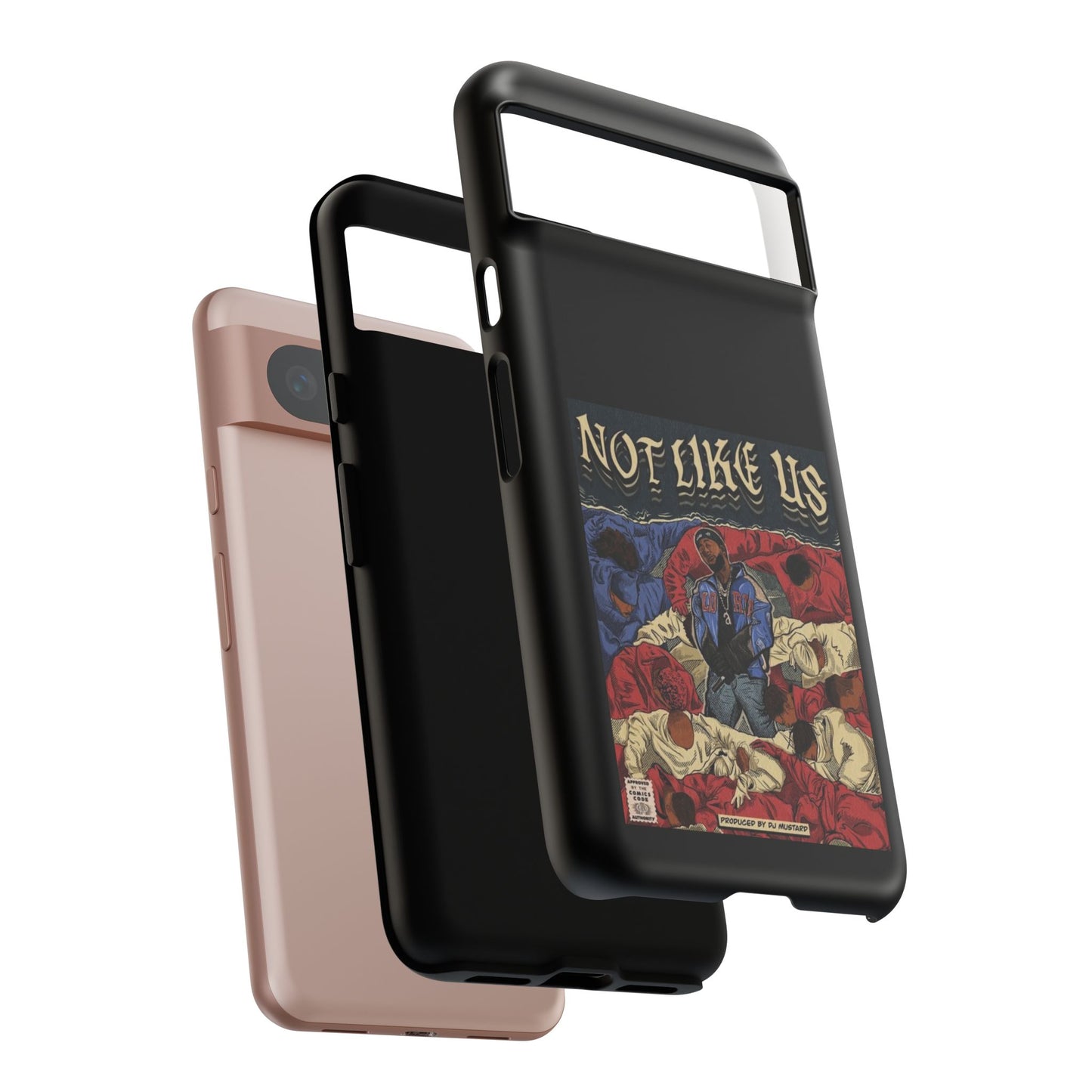 Kendrick Lamar "Not Like Us" Comic Book Cover Tough Phone Case – Hip Hop Art, Shockproof Dual-Layer Protection