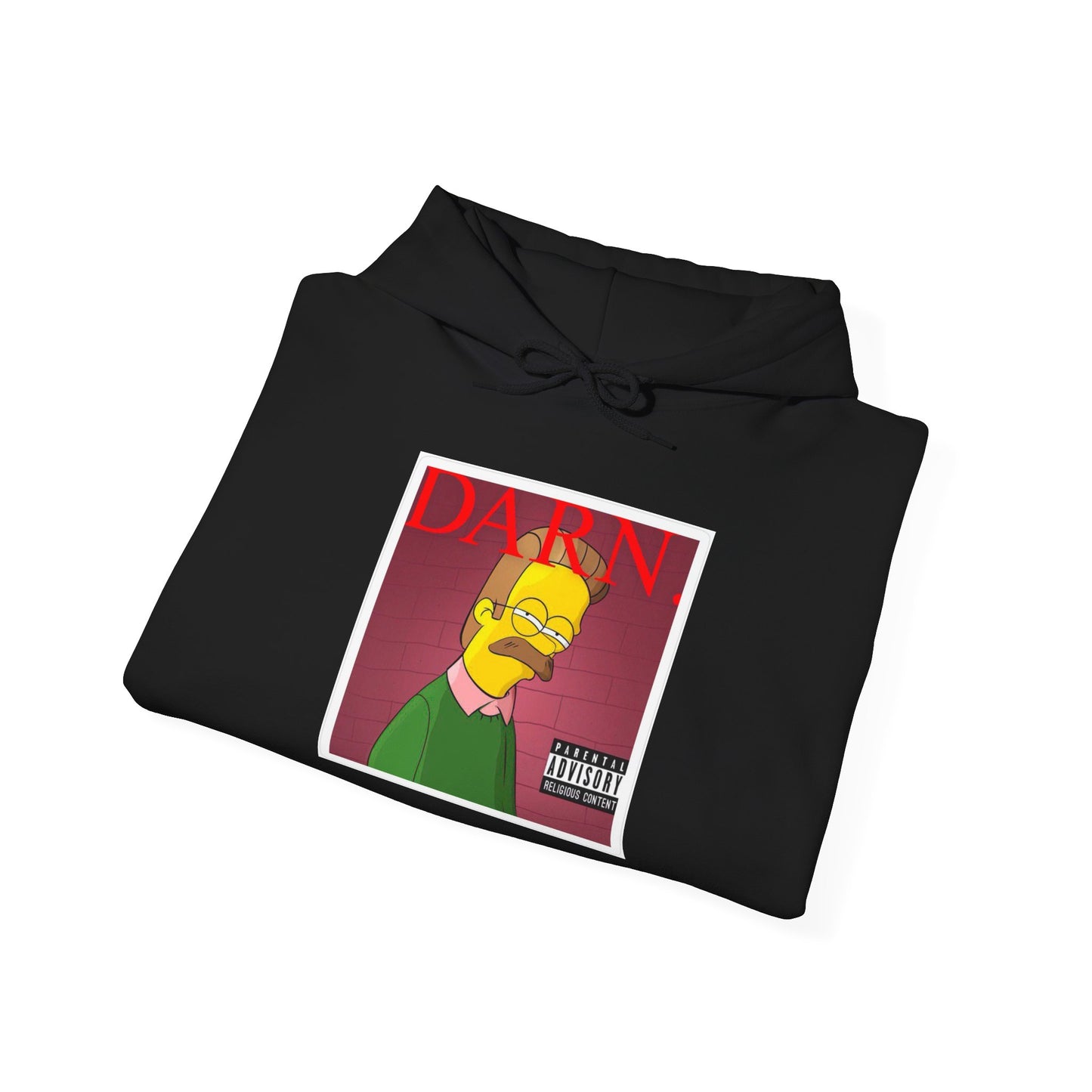Kendrick Lamar X Simpsons "DARN" Ned Flanders Mashup Hoodie – Funny Rap Streetwear