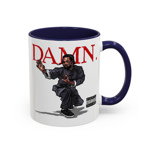 Kendrick Lamar “Kung Fu Kenny” DAMN Mug – Hip-Hop Coffee Cup, Artistic Fan Gift