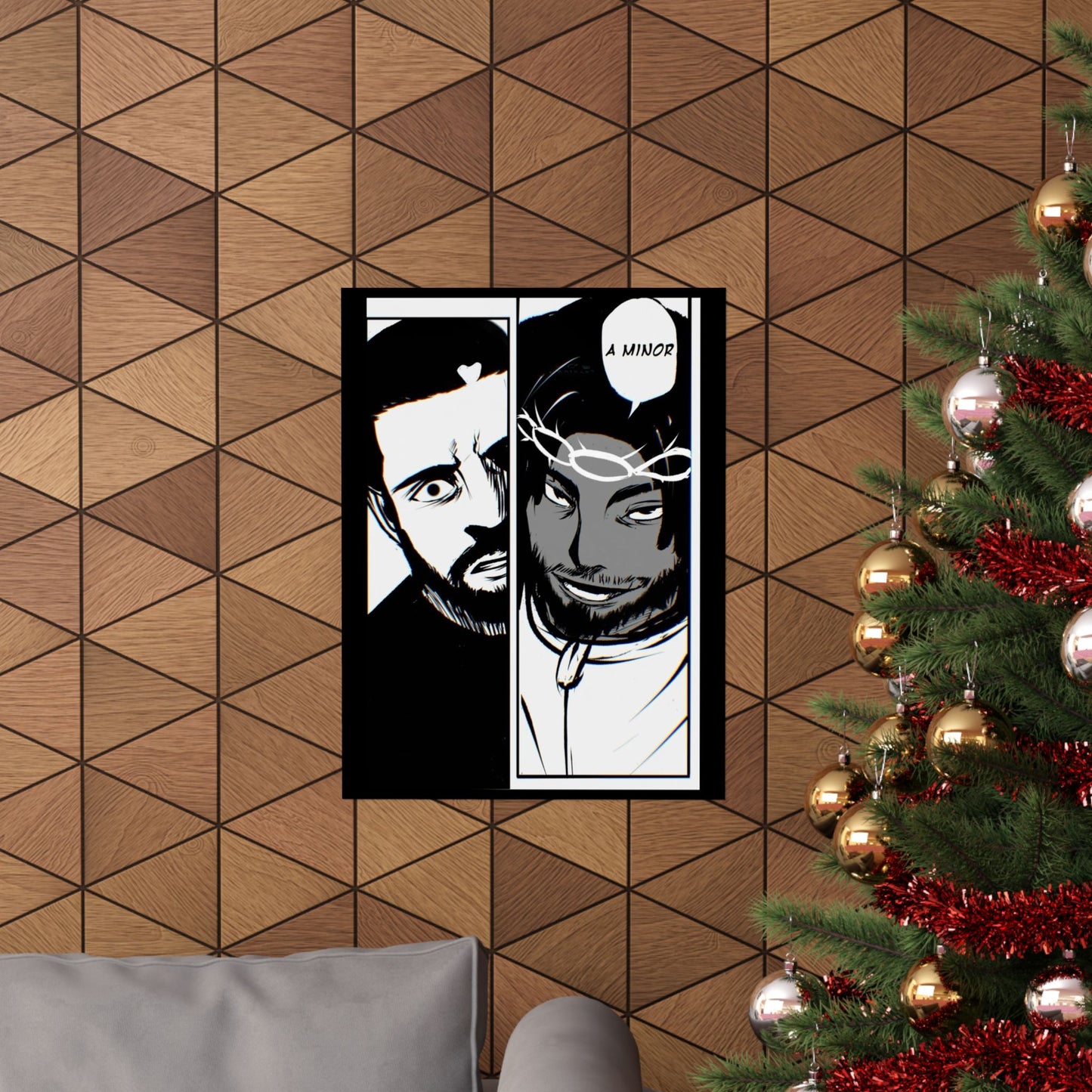 Kendrick Lamar Vs Drake Anime Battle - Matte Posters