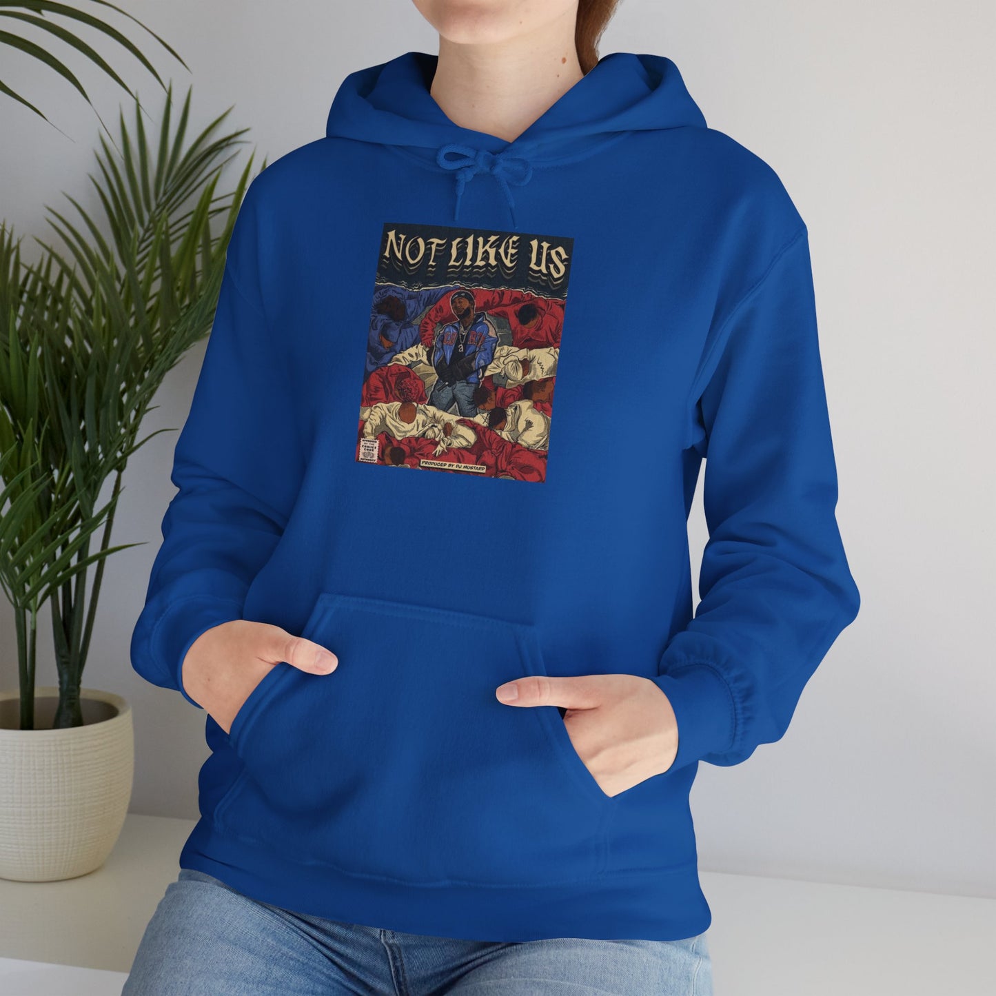 Kendrick Lamar "Not Like Us" Comic Book Hoodie – Hip Hop Fan Art Sweatshirt, Unisex Streetwear Gift