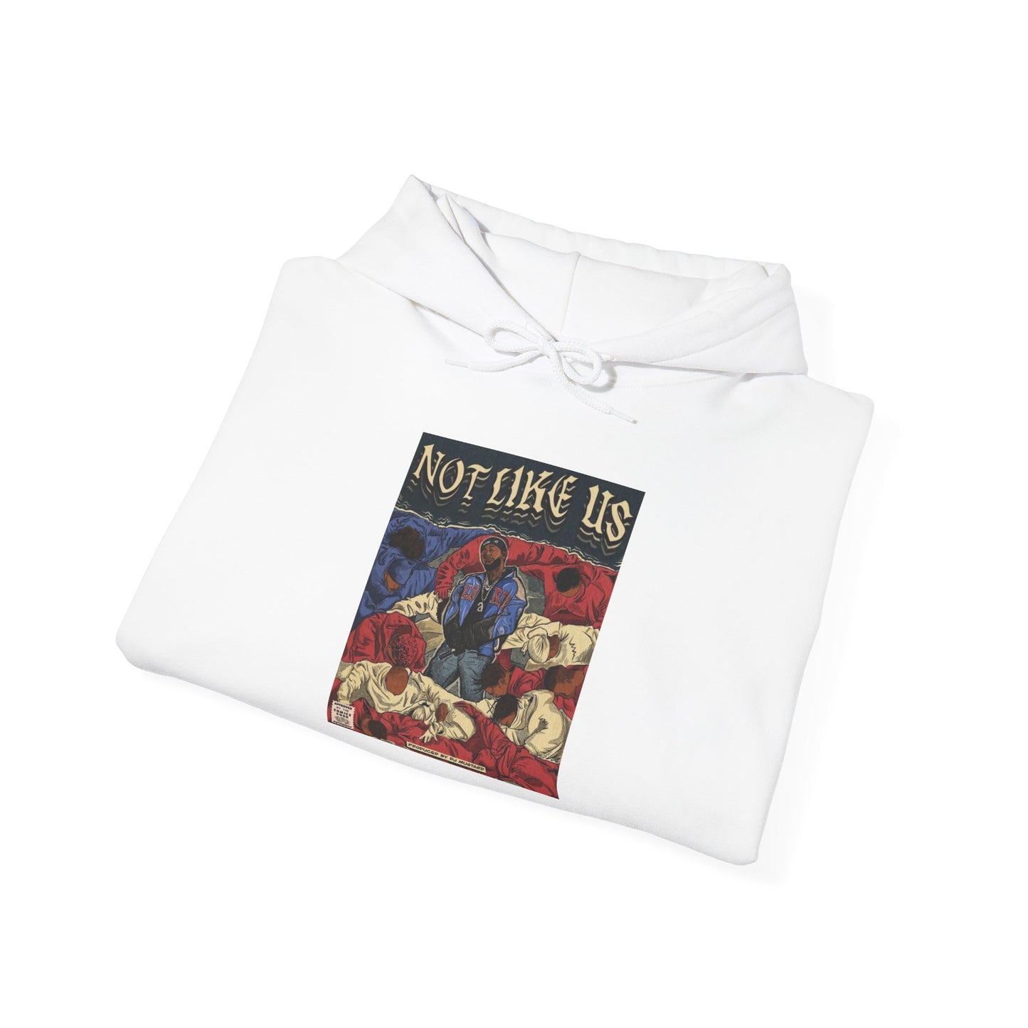 Kendrick Lamar "Not Like Us" Comic Book Hoodie – Hip Hop Fan Art Sweatshirt, Unisex Streetwear Gift