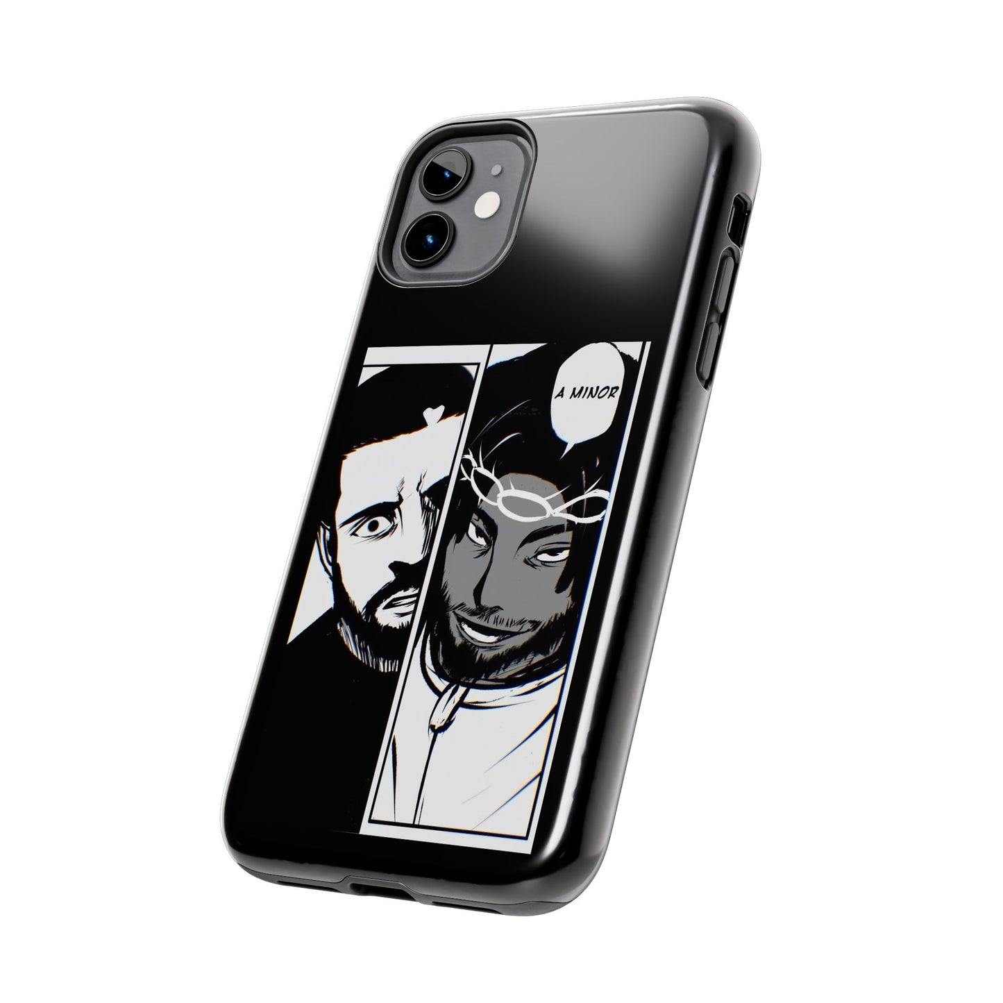 Kendrick Lamar Drake Anime Battle - Phone Case
