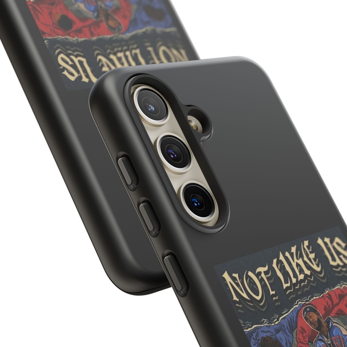 Kendrick Lamar "Not Like Us" Comic Book Cover Tough Phone Case – Hip Hop Art, Shockproof Dual-Layer Protection