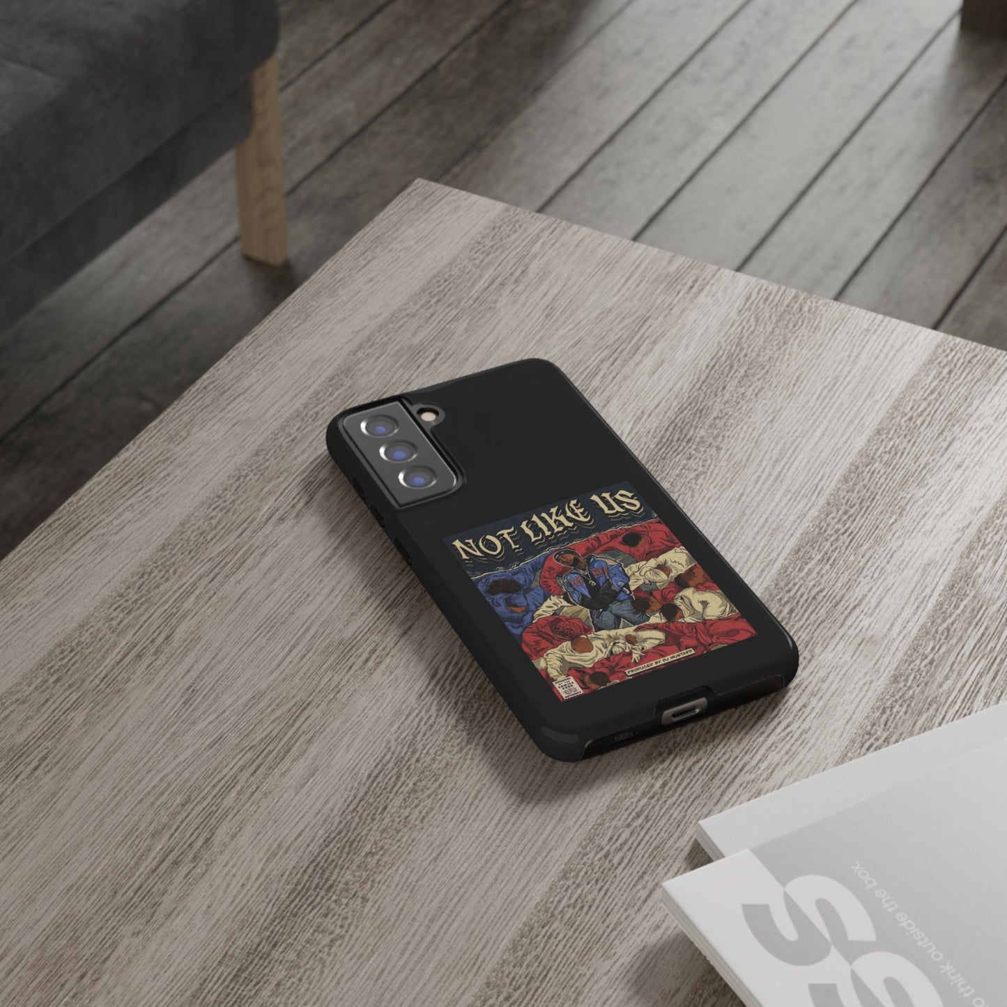 Kendrick Lamar "Not Like Us" Comic Book Cover Tough Phone Case – Hip Hop Art, Shockproof Dual-Layer Protection