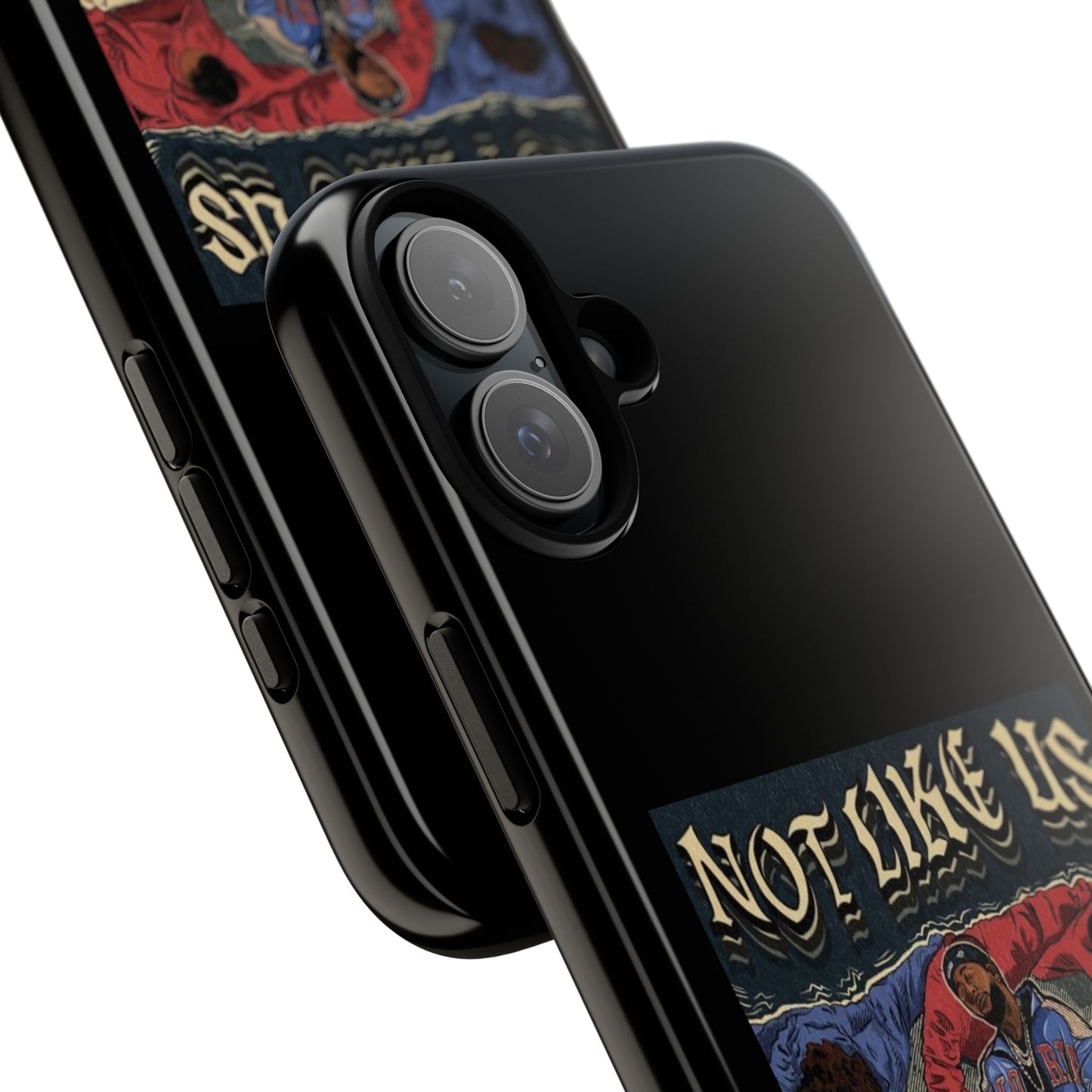 Kendrick Lamar "Not Like Us" Comic Book Cover Tough Phone Case – Hip Hop Art, Shockproof Dual-Layer Protection