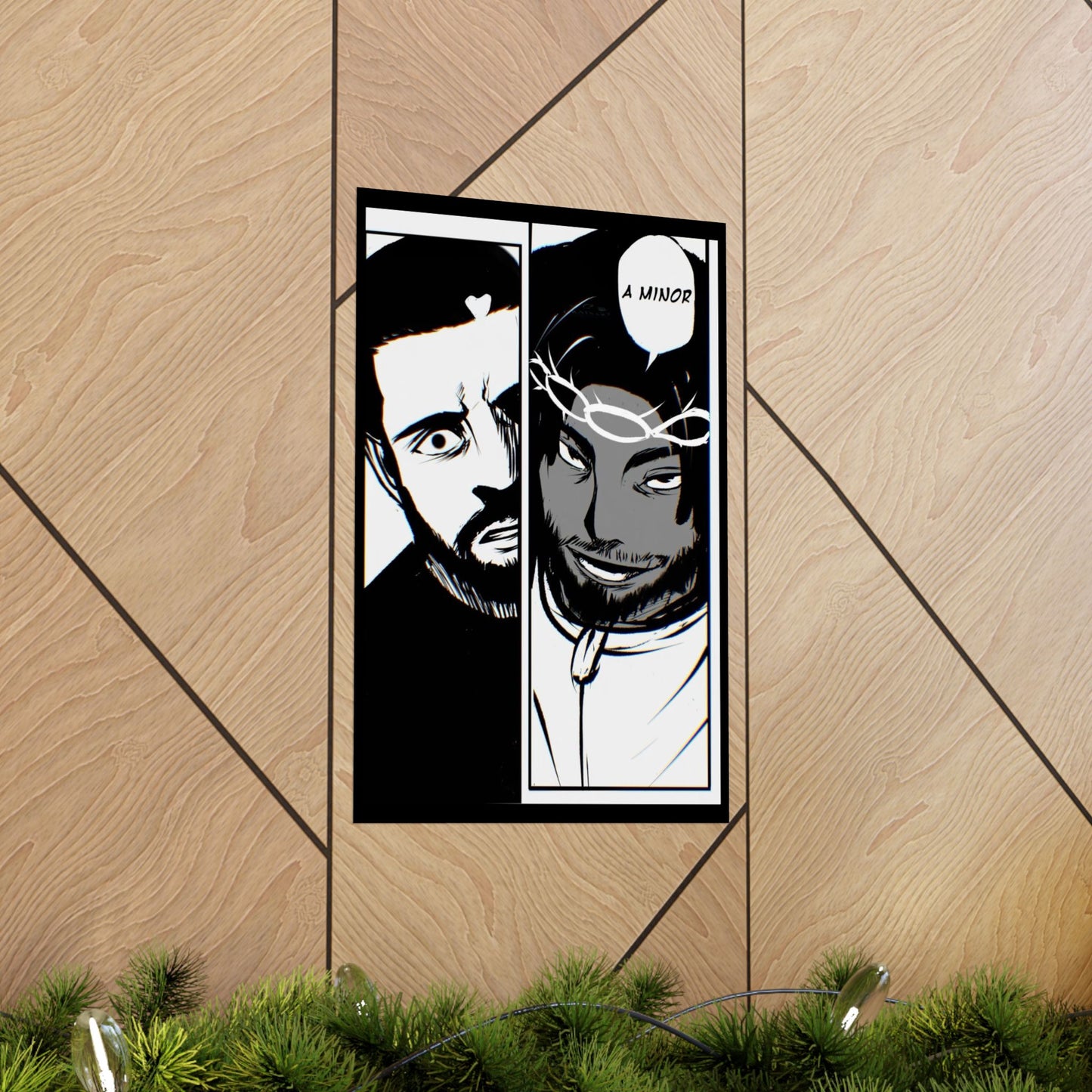 Kendrick Lamar Vs Drake Anime Battle - Matte Posters