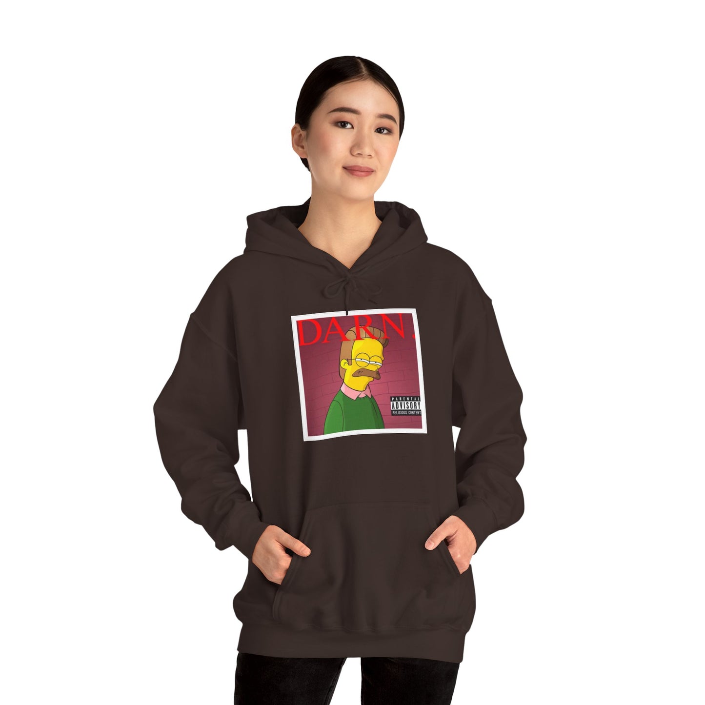 Kendrick Lamar X Simpsons "DARN" Ned Flanders Mashup Hoodie – Funny Rap Streetwear