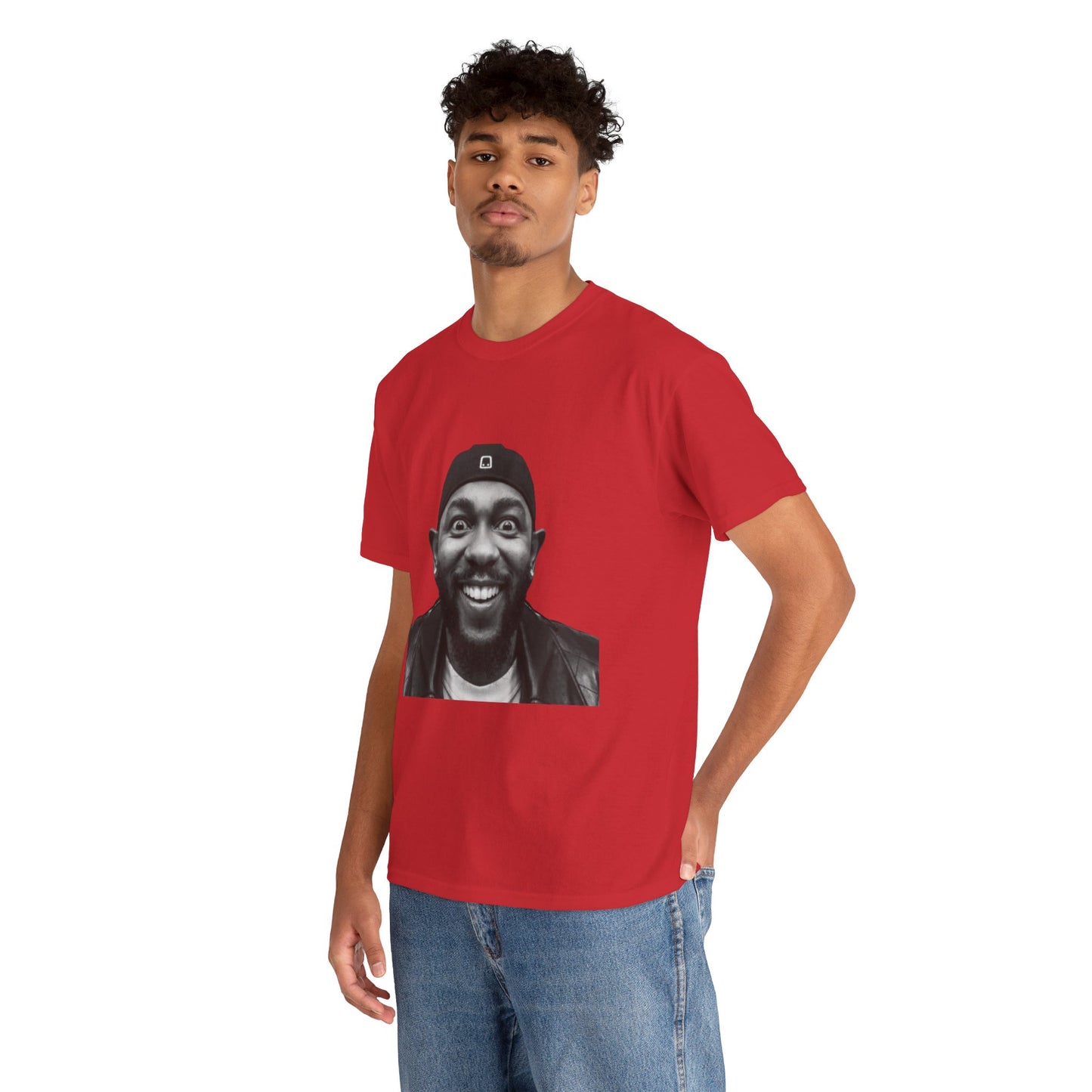 Kendrick Lamar Meme Face Mustard - T-Shirt/Unisex Heavy Cotton Shirt