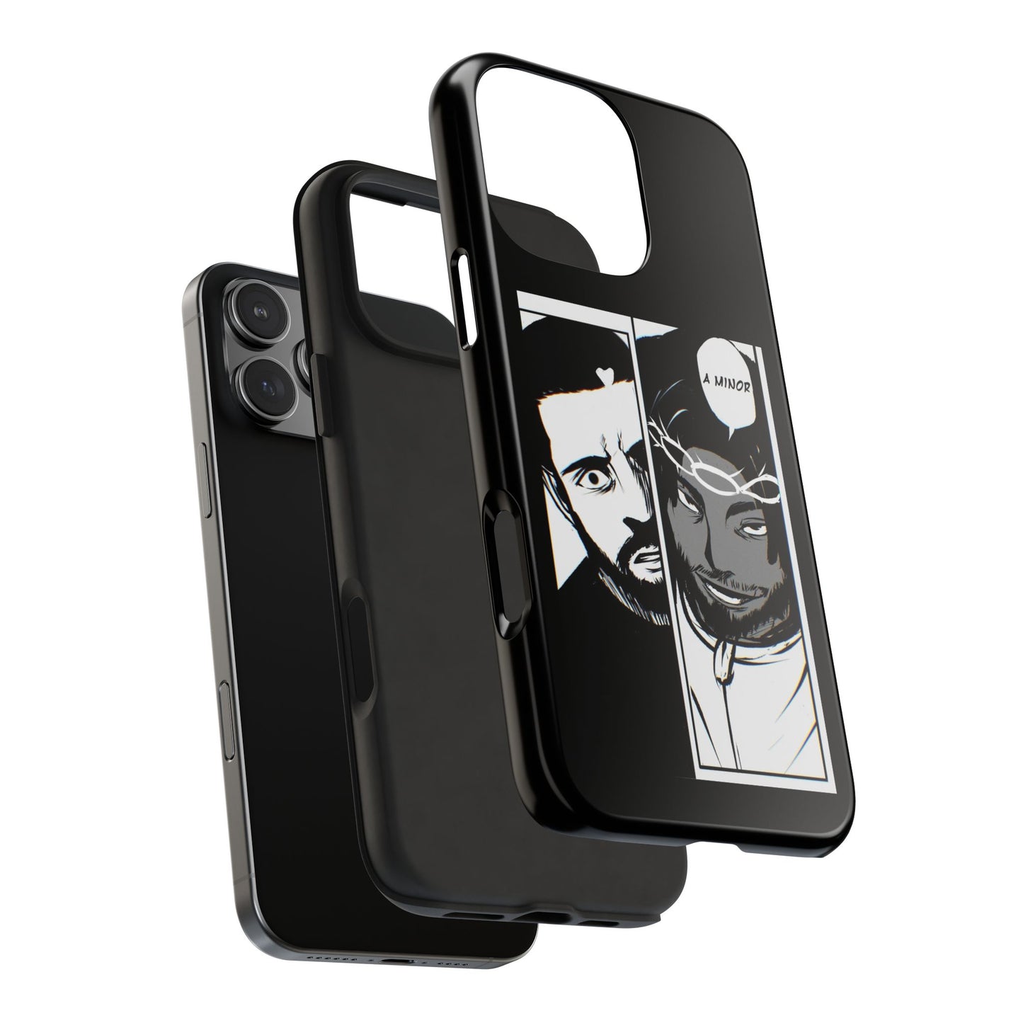 Kendrick Lamar Drake Anime Battle - Phone Case
