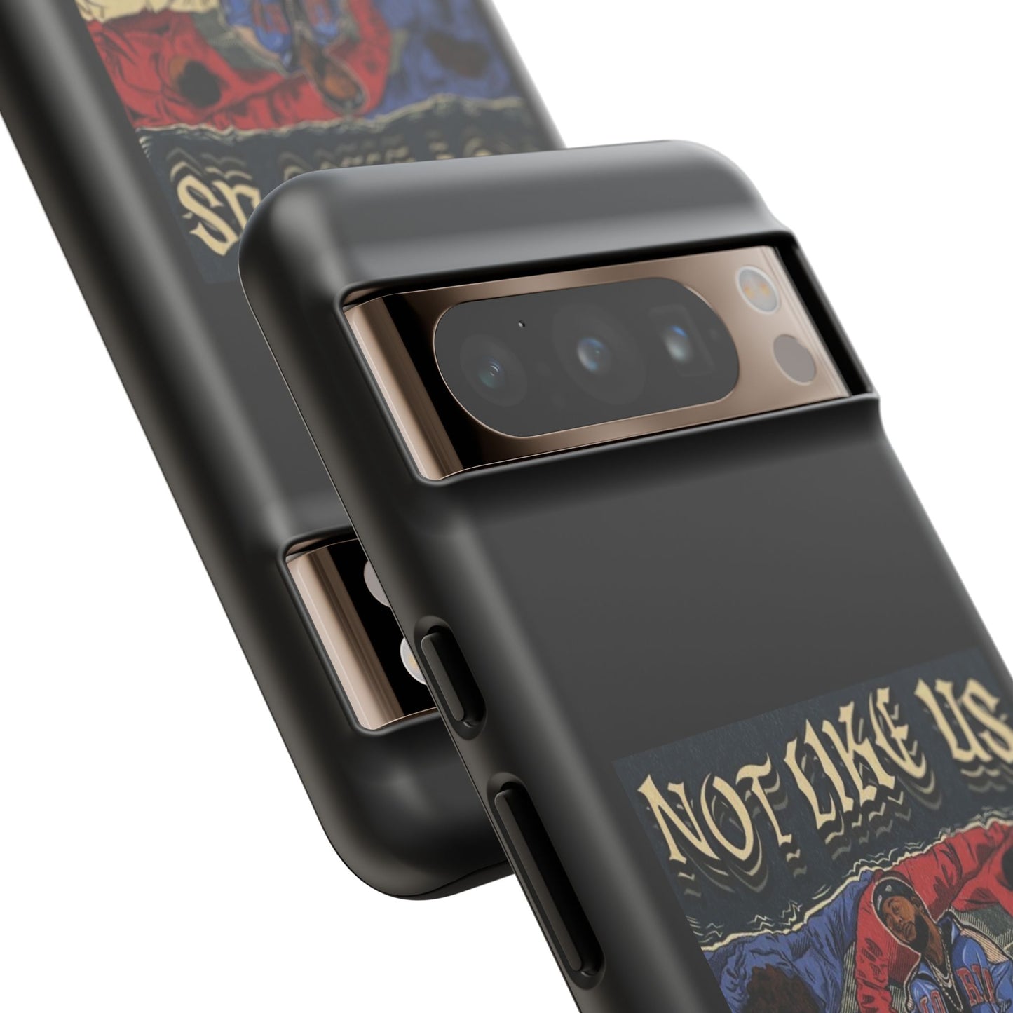 Kendrick Lamar "Not Like Us" Comic Book Cover Tough Phone Case – Hip Hop Art, Shockproof Dual-Layer Protection
