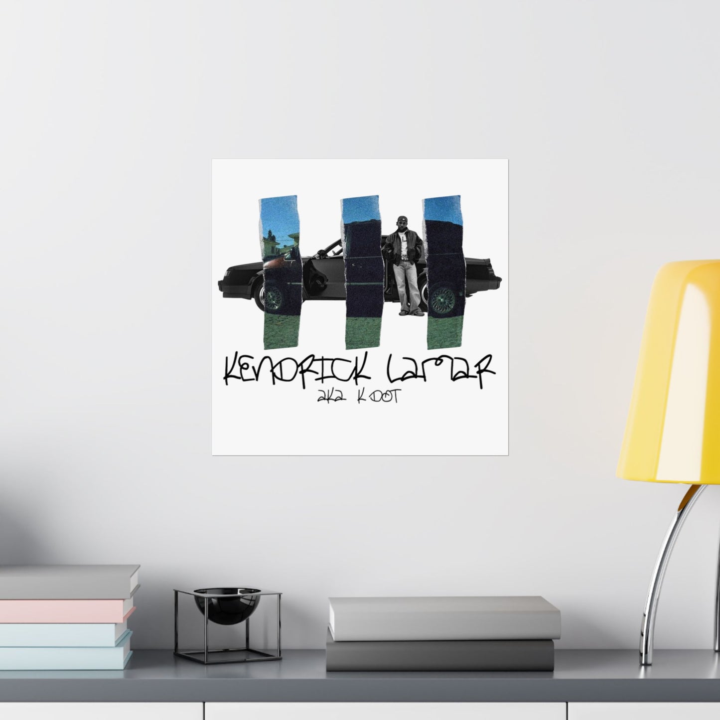 Kendrick Lamar GNX + Good Kid, m.A.A.d City Mashup Poster, Matte – Rap Wall Art, Hip-Hop Home Decor, Urban Music Print, Gift for Fan