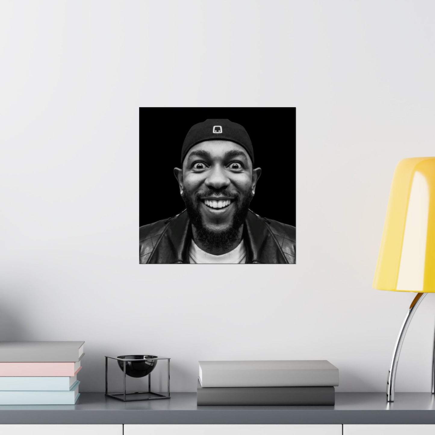 Kendrick Lamar Meme Face Mustard - Matte Posters