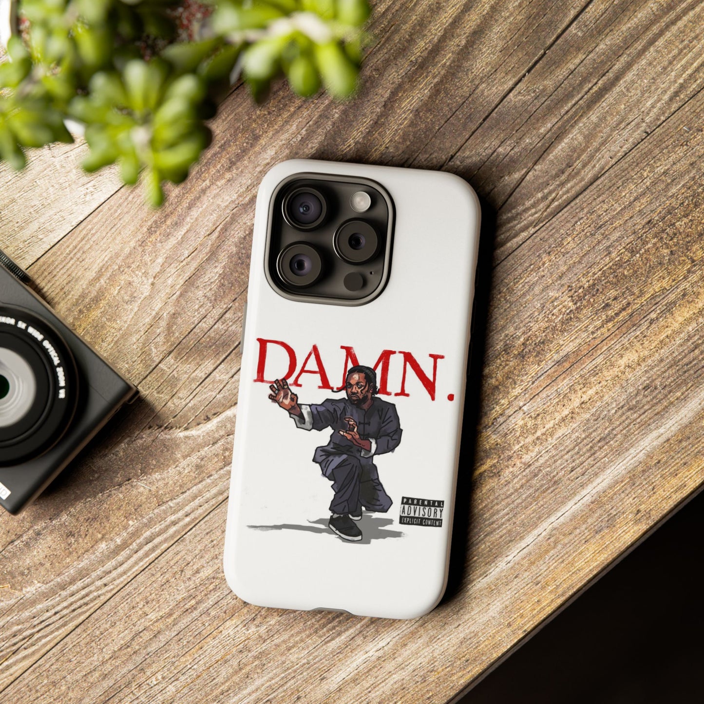 Kendrick Lamar “Kung Fu Kenny” DAMN Album Tough Phone Case – Shockproof Dual Layer Cover