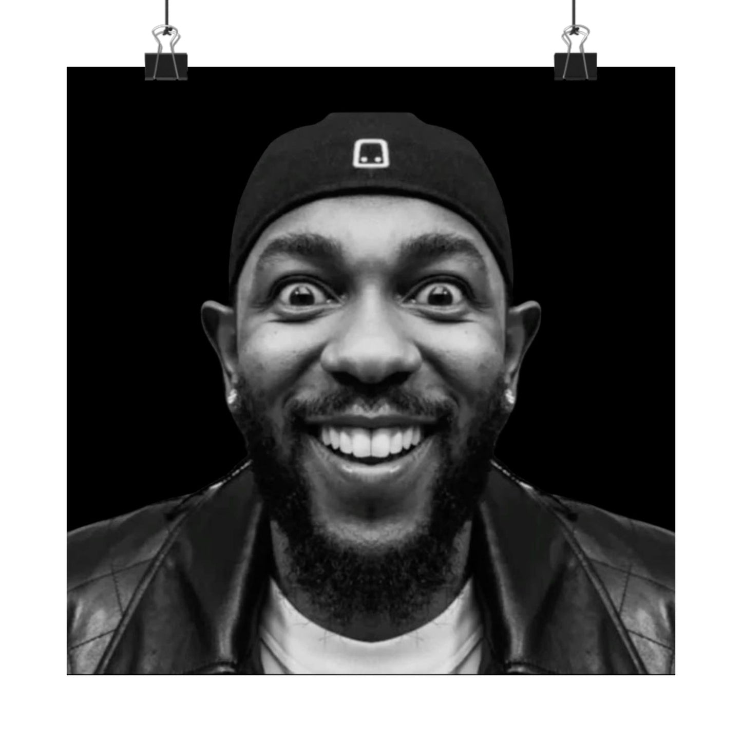 Kendrick Lamar Meme Face Mustard - Matte Posters