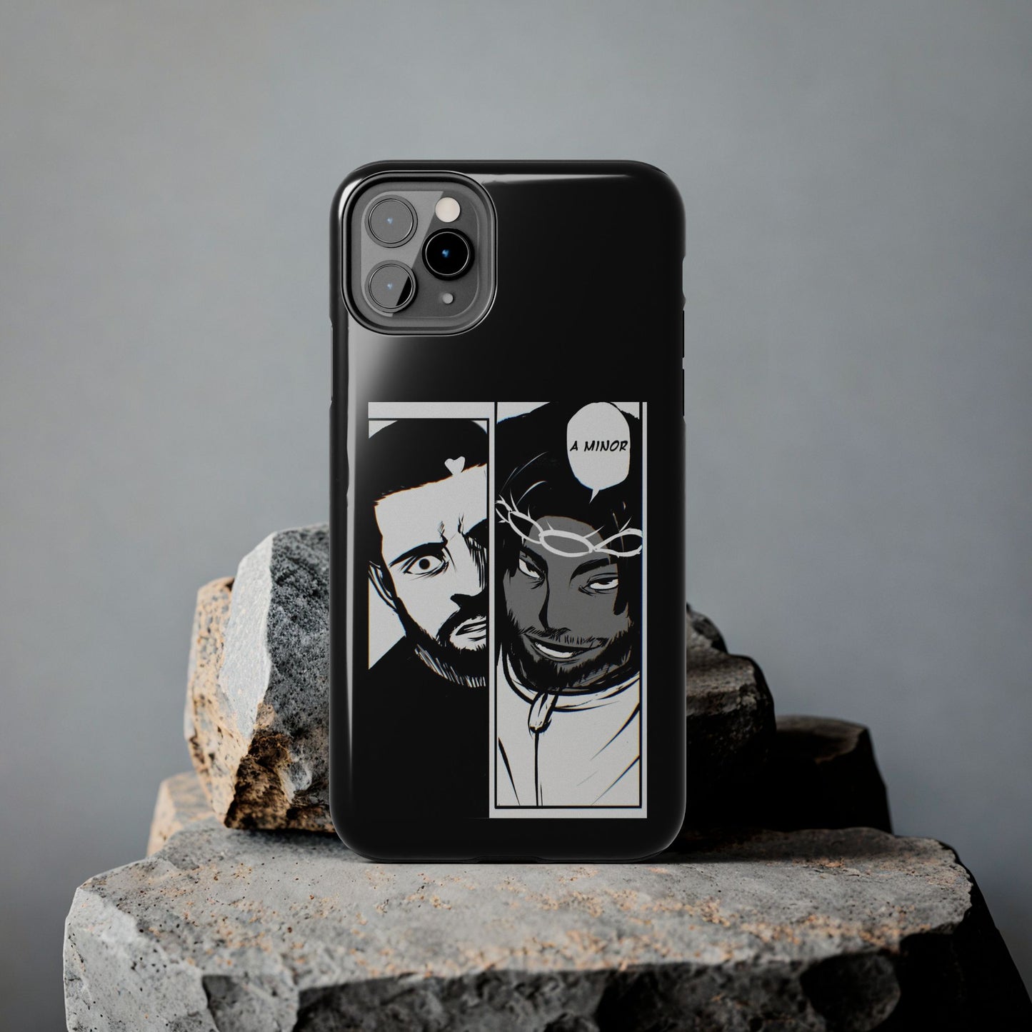 Kendrick Lamar Drake Anime Battle - Phone Case